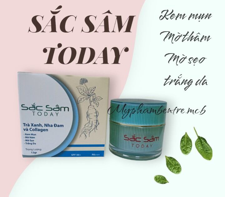 Kem mụn thâm trắng da sắc sâm today 12g
