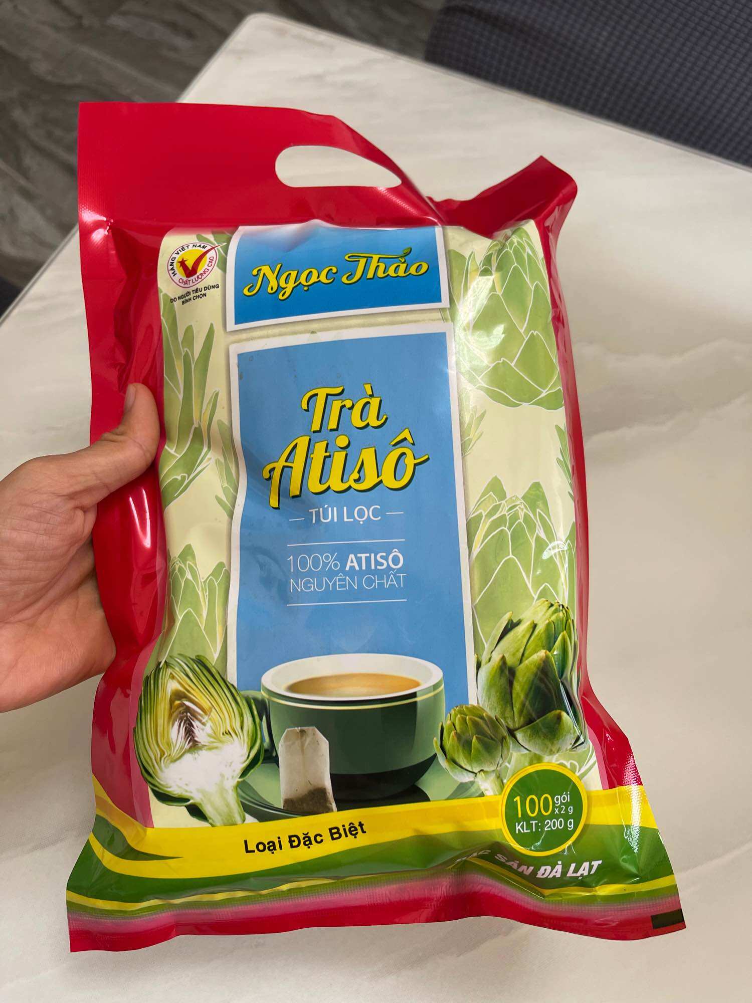 Trà Atiso Đặc Biệt Ngọc Thảo 100 Túi Lọc