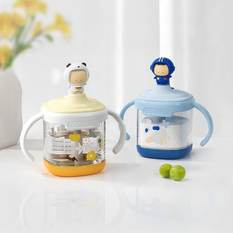 Chai Sữa Chống Rơi cho Trẻ 2-3 Tuổi Chất Liệu Tritan