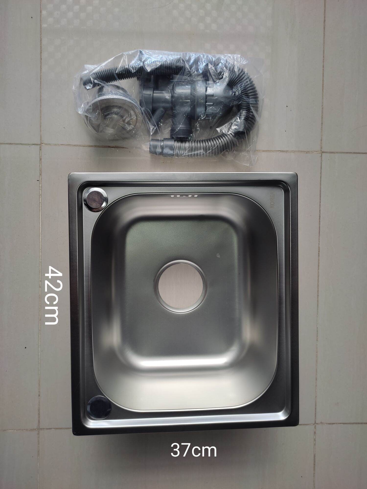 chậu rửa chén inox đơn. chậu rửa chén 1 hố