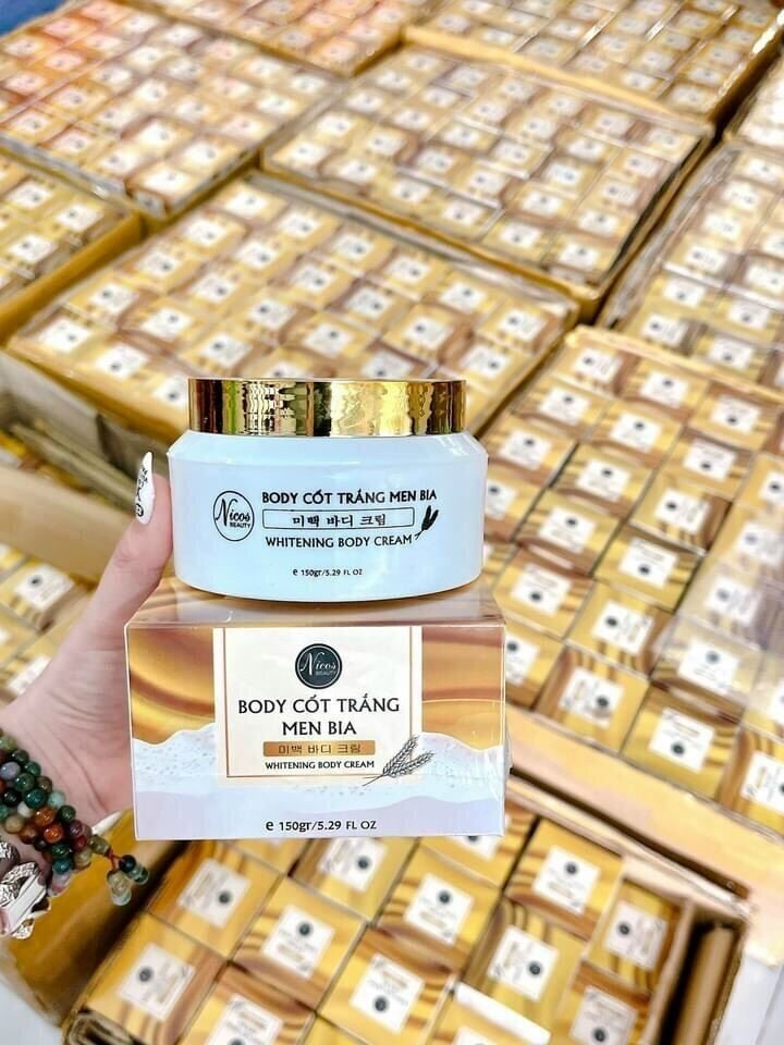 Kem body cốt trắng men bia đang 𝙃𝙊𝙏 rần rần ạ