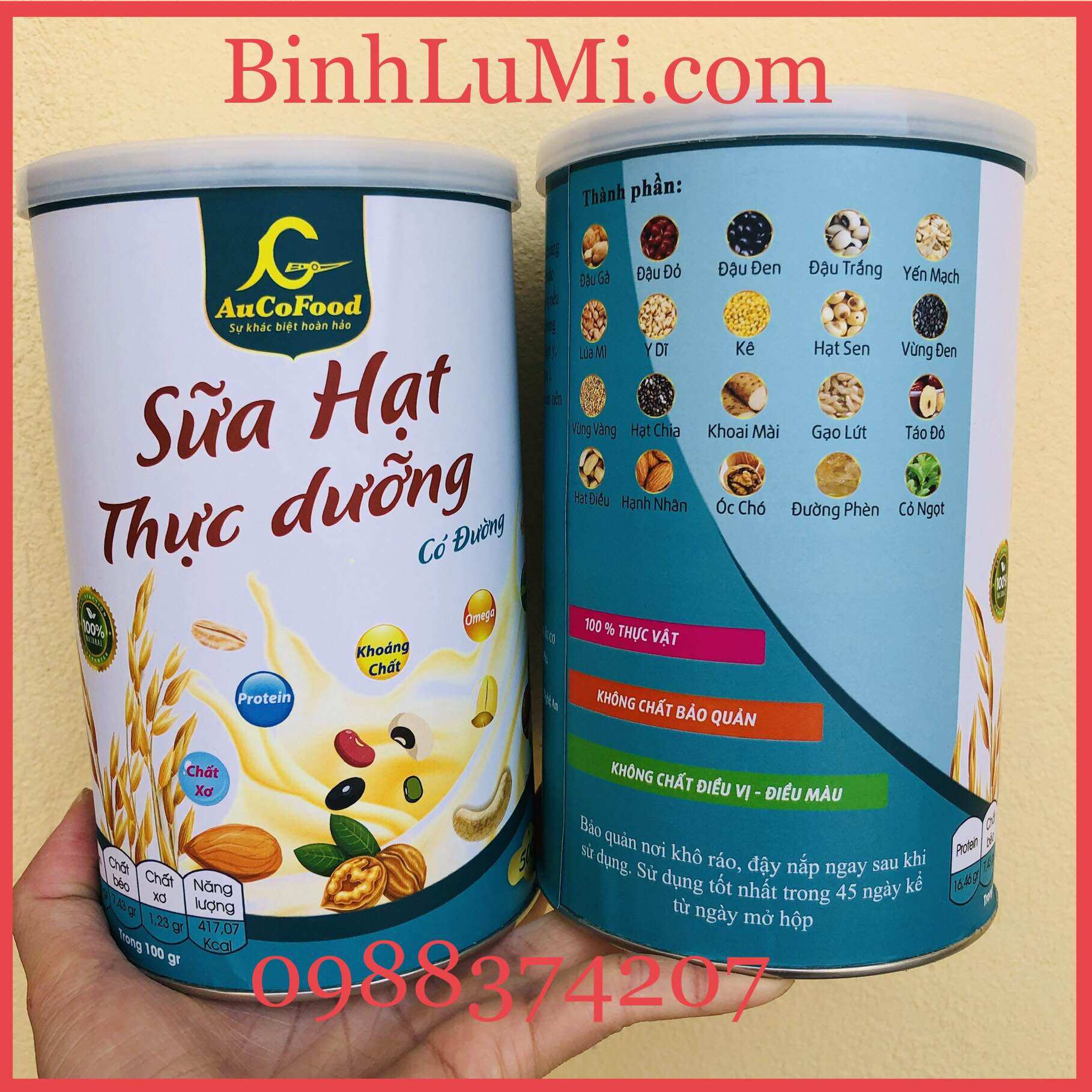 Sữa hạt thực dưỡng ngũ cốc AUCOFOOD