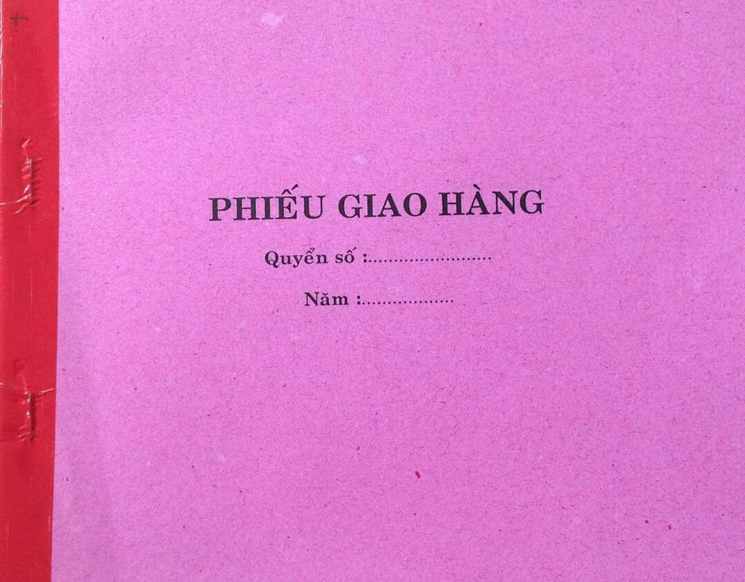 [HCM]Phiếu giao hàng (Ngang) 1 liên - Giấy đẹp láng mịn