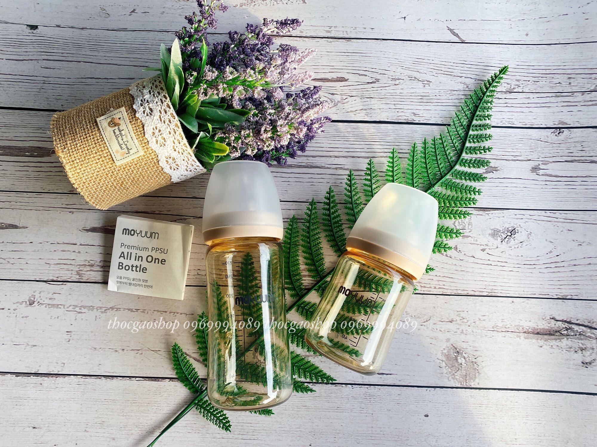 Bình Sữa Moyuum Chuẩn Nội Địa Hàn 170ML/270ML