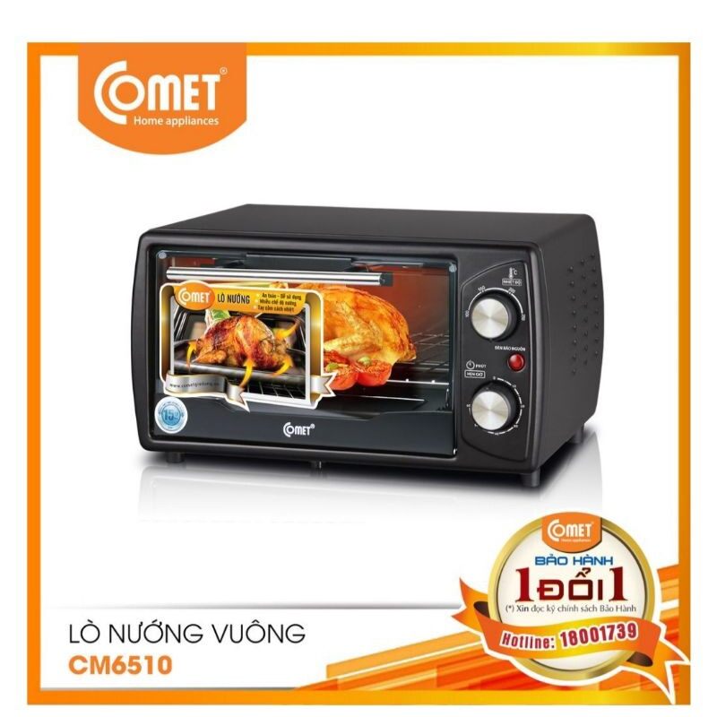 Lò nướng đa năng mini 10lit comet cm6010
