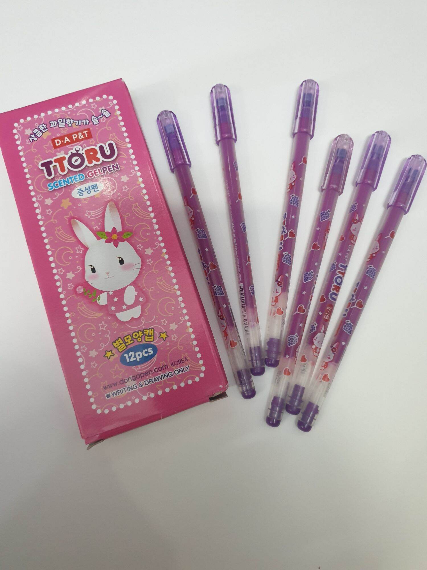 Bút học sinh tím/ hộp 12 cây TTORU Hàn Quốc