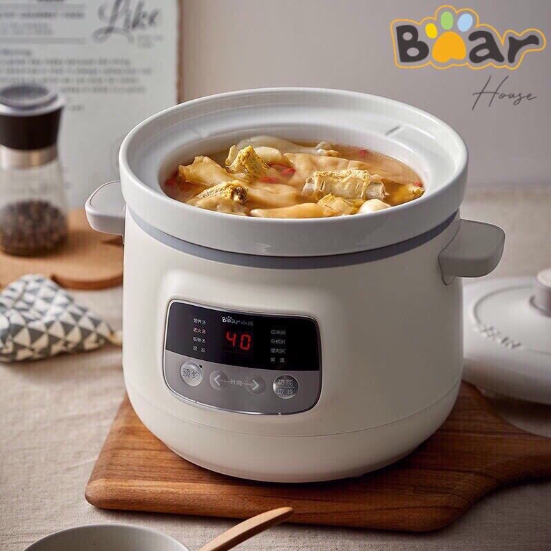 NỒI HẦM ĐA NĂNG BEAR 3L CHÍNH HÃNG MỚi