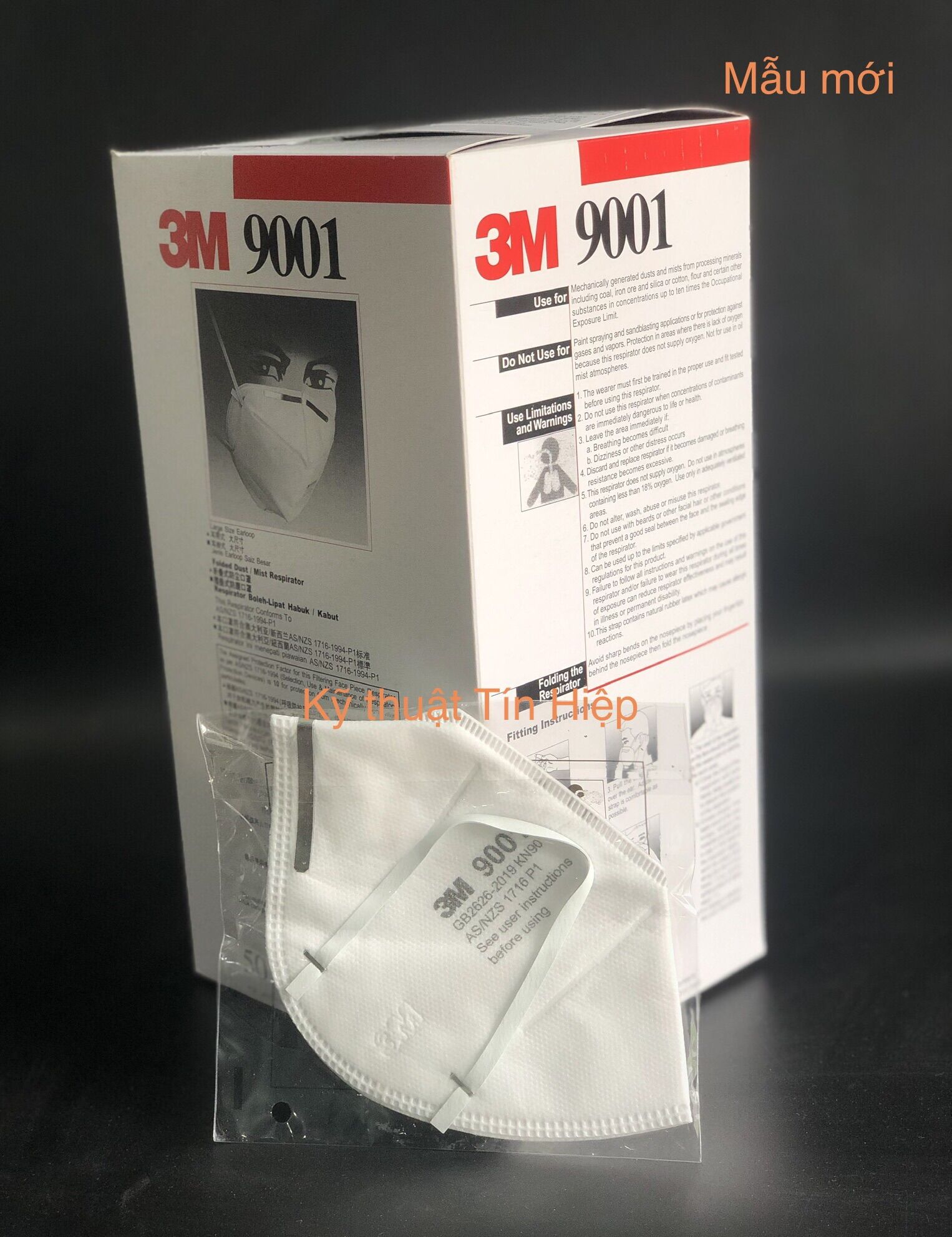 [Chính hãng] Hộp 50 cái khẩu trang 3M 9001 (9001A)