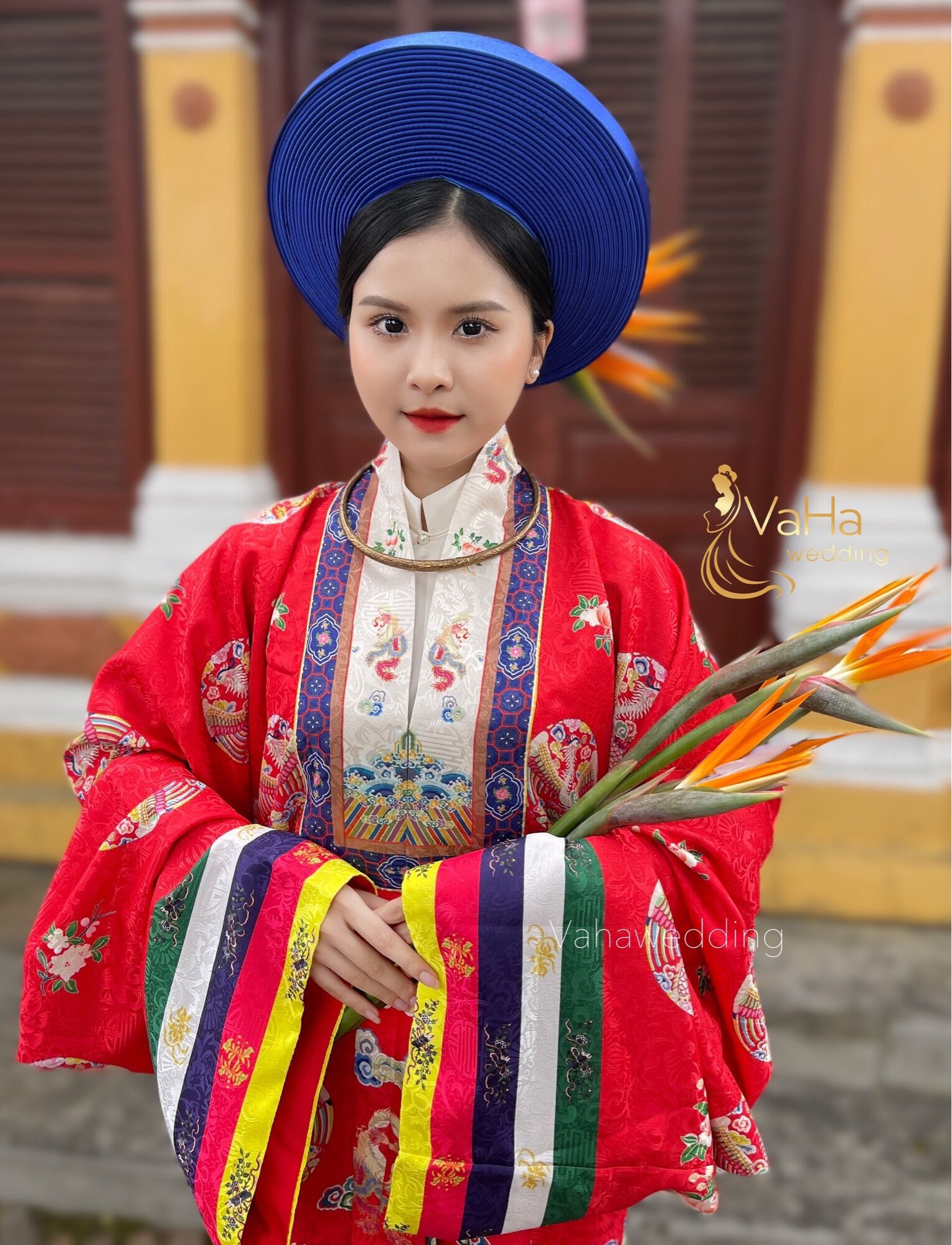 Set áo nhật bình nữ gấm cao cấp - cổ phục việt nam