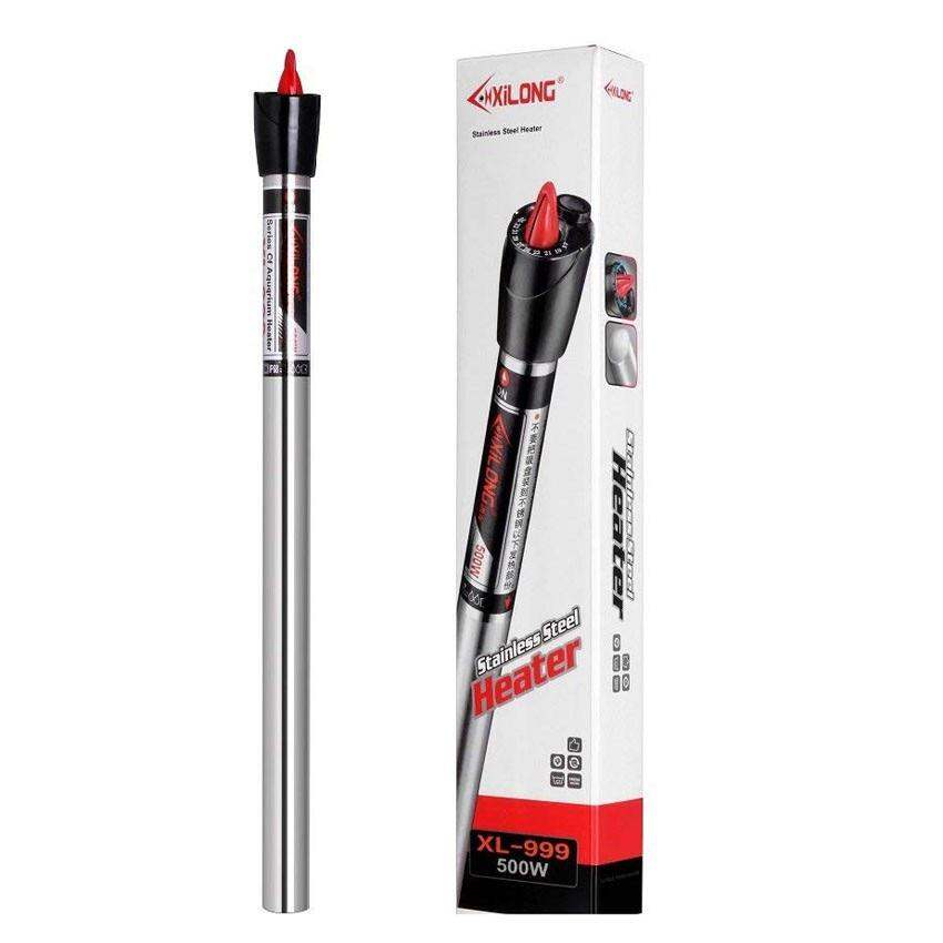 Sưởi bể cá - Máy sưởi - Đèn sưởi bể cá Xilong XL-999 300w 200w 100w 50w ( Chất liệu Inox)