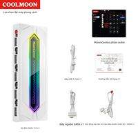 Coolmoon | Quạt Máy Tính 12cm ARGB 5V Đồng Bộ Điều Chỉnh Nhiệt Độ Êm