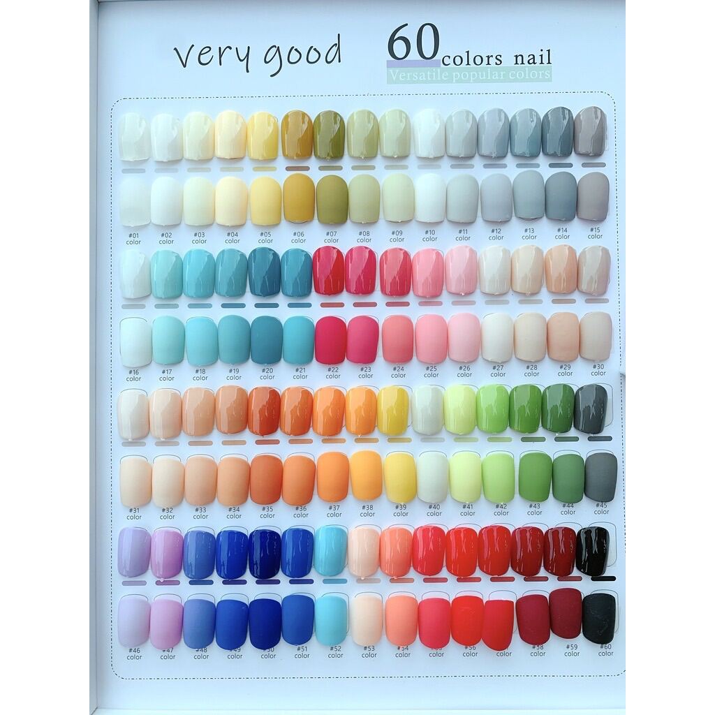SƠN GEL VERY GOOD NAIL TÍM LẺ MÀU ( HƠ MÁY)