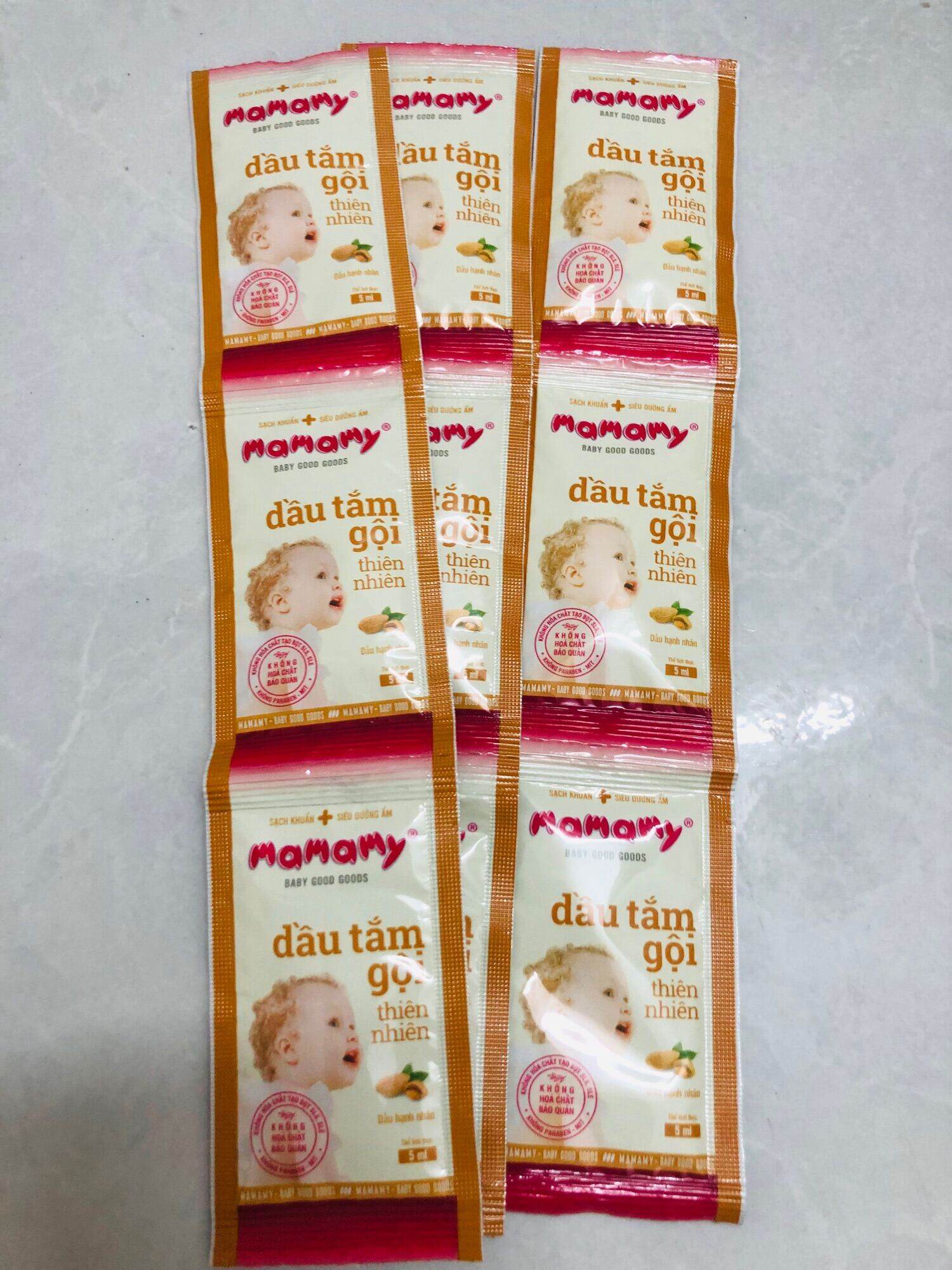 1 gói dầu tắm gội Mamamy 5ml