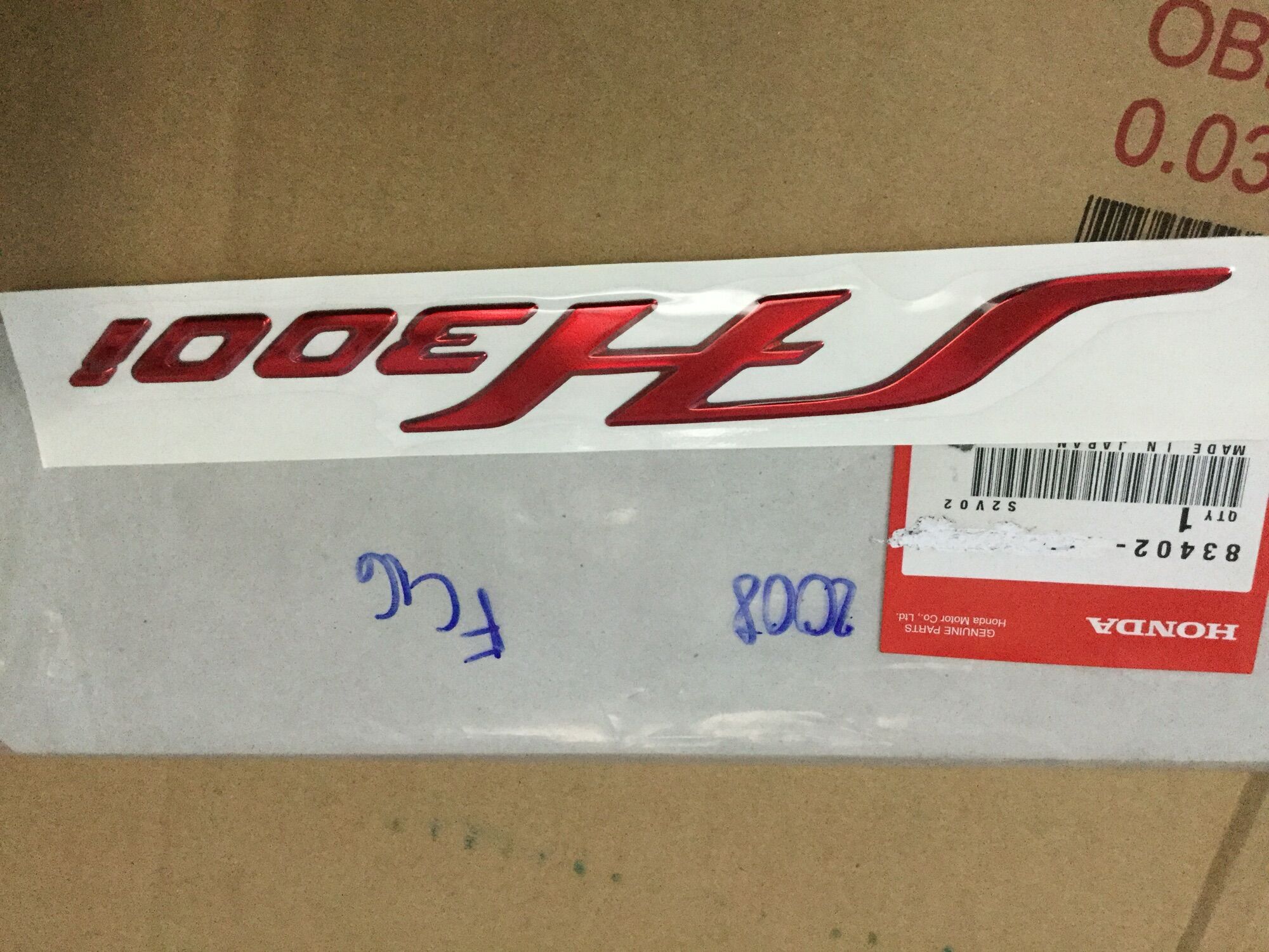 Tem Chữ Sh 300i 2008 ( Giá 1 Cái )