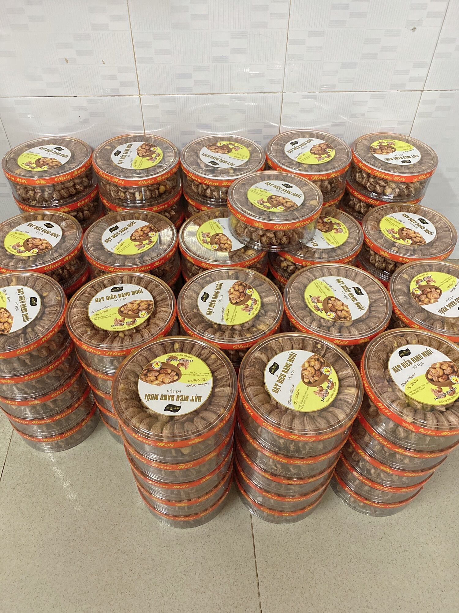 HẠT ĐIỀU LỤA RANG MUỐI BÌNH PHƯỚC 500gr