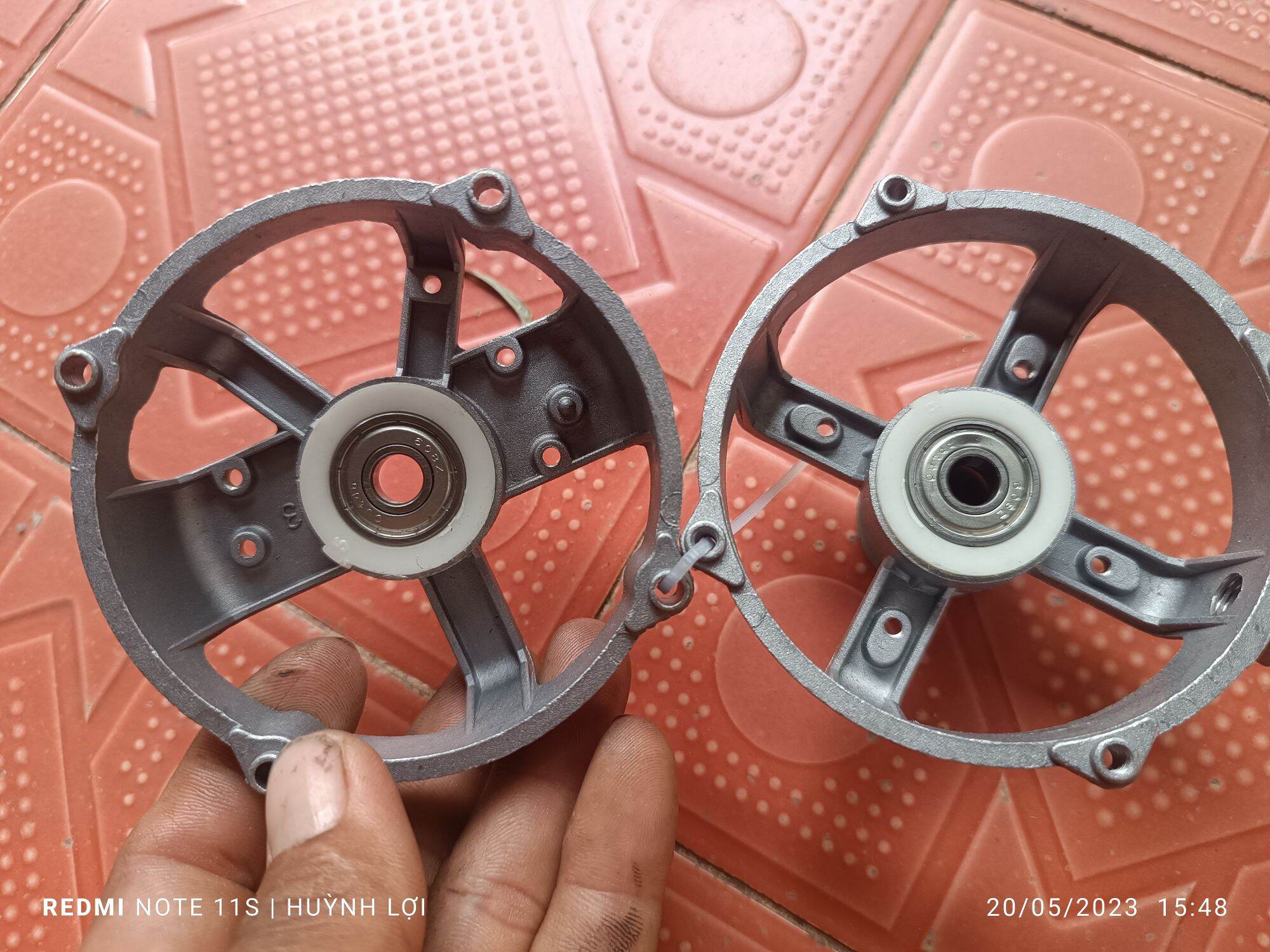 đầu quạt b4 đồng được thay vòng bi (bạc đạn) - đầu quạt lắp vòng bi