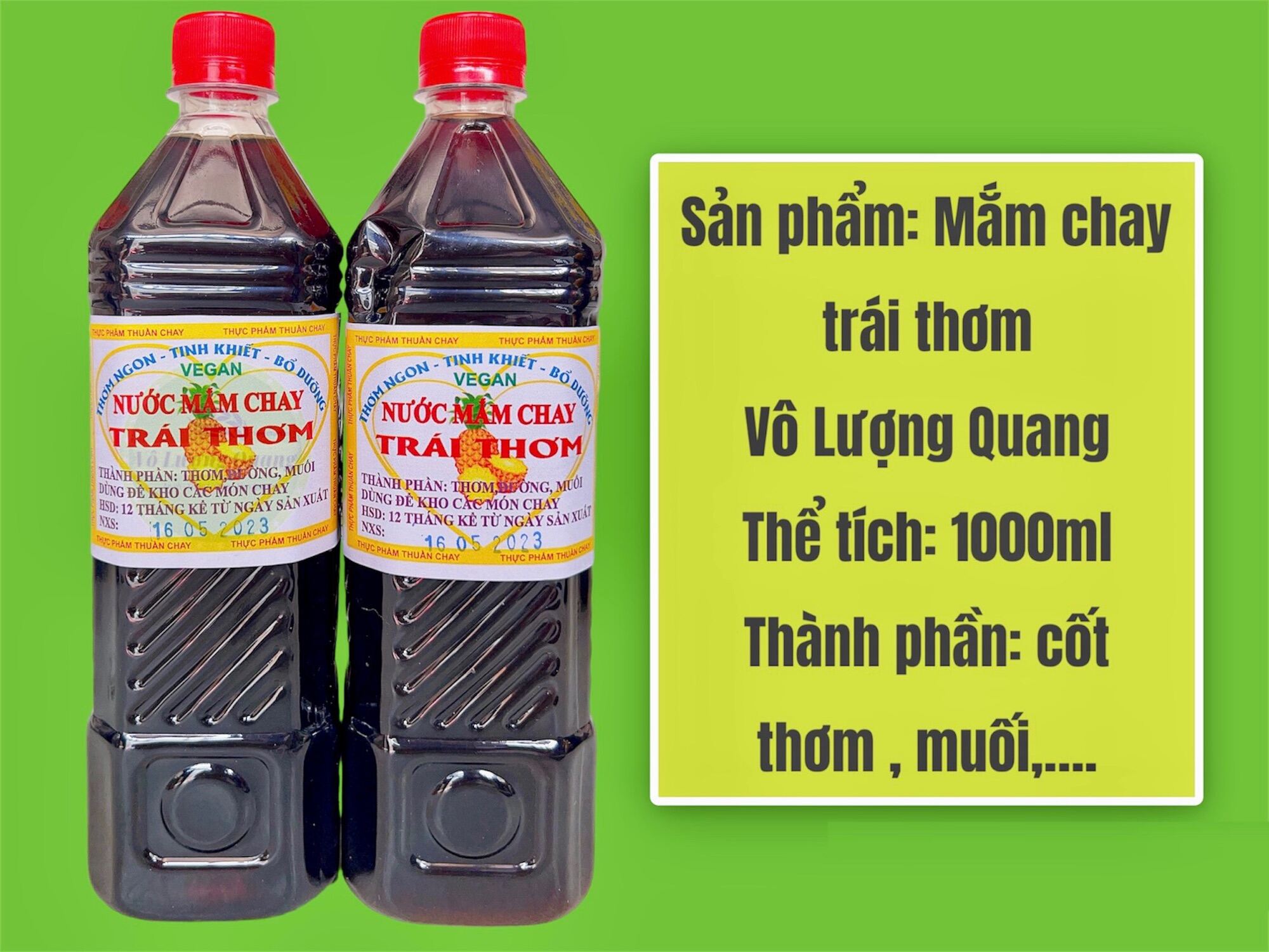1 Lít nước mắm trái thơm Vô Lượng Quang
