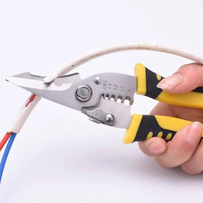 Kìm tuốt cáp điện đa năng 2 trong 1 cho thợ điện