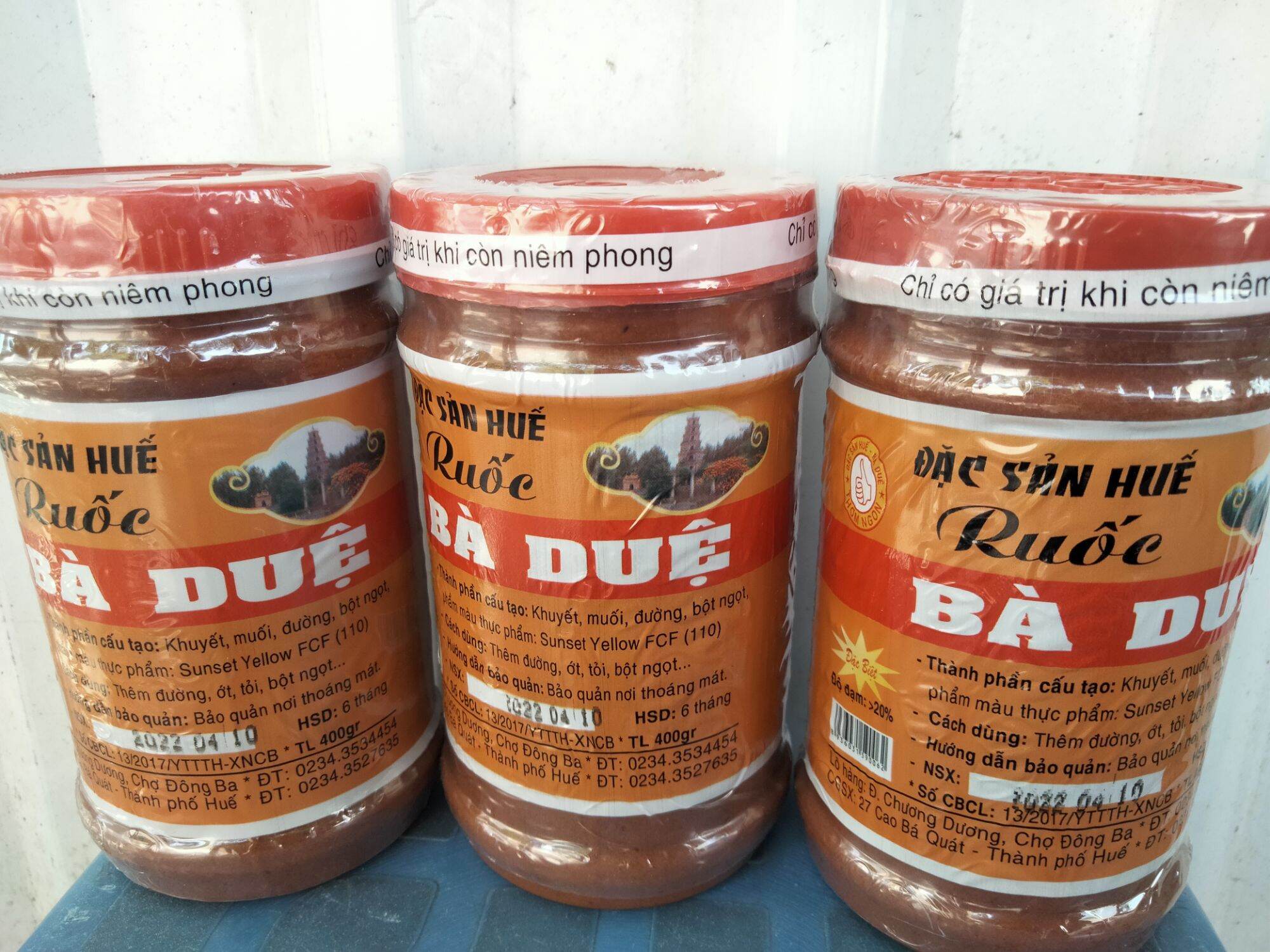 Mắm ruốc Bà Duệ 400g