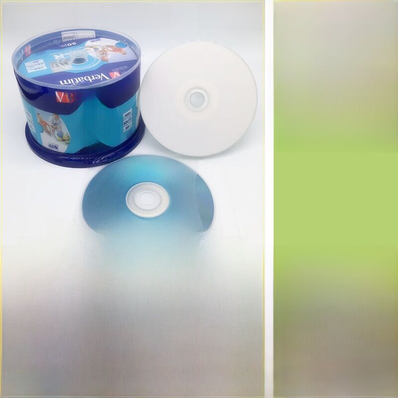 Verbatim Weibao Có Thể In Cd-r Xanh Nhạt 52 Tốc Độ 700 Mb Có Thể In Đĩa Nòng Bao Bì Lý Tưởng Cho Xe 