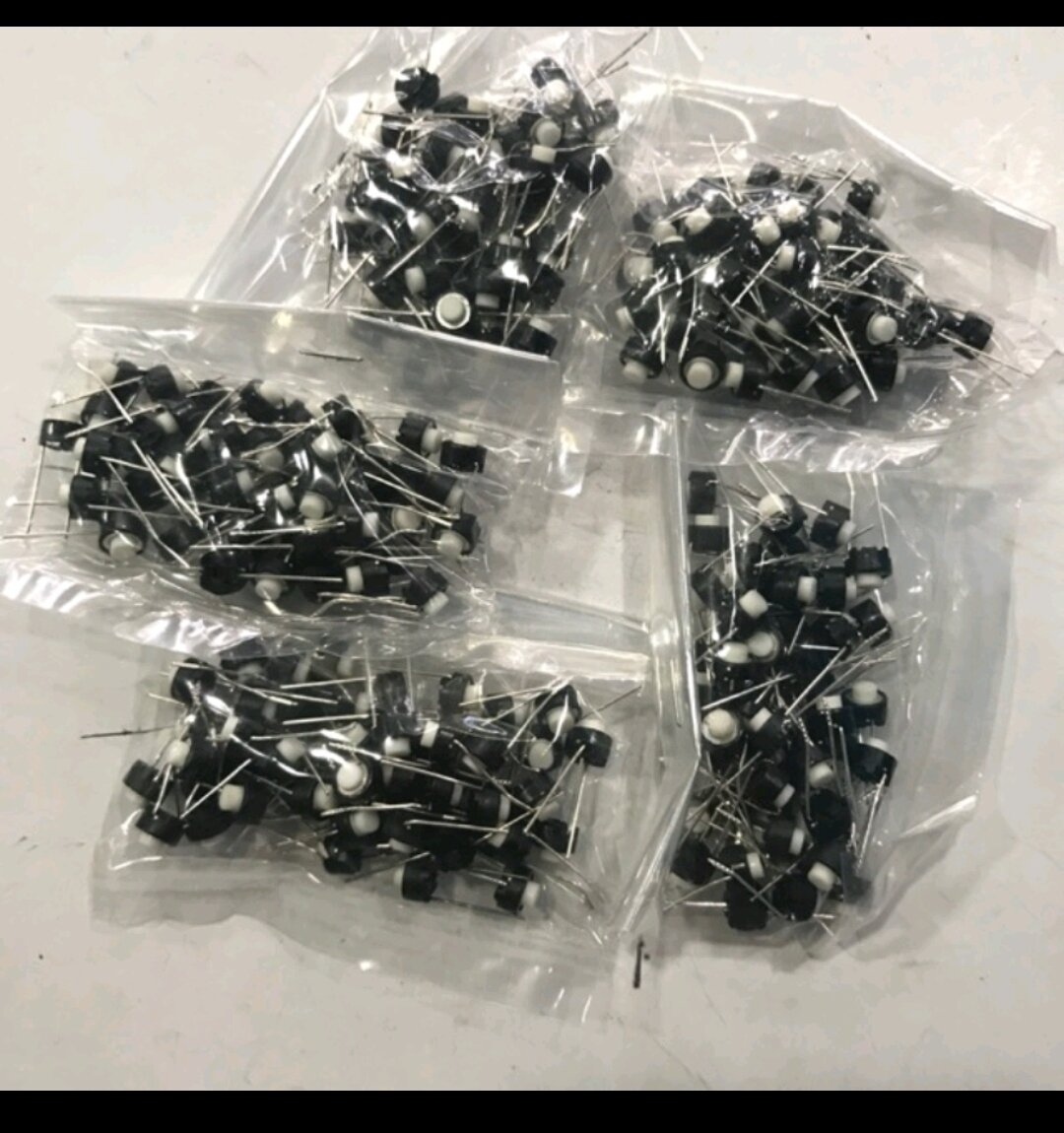 Công Tắc Chip 2 Chân Trắng- 1 Gói 50 Cái