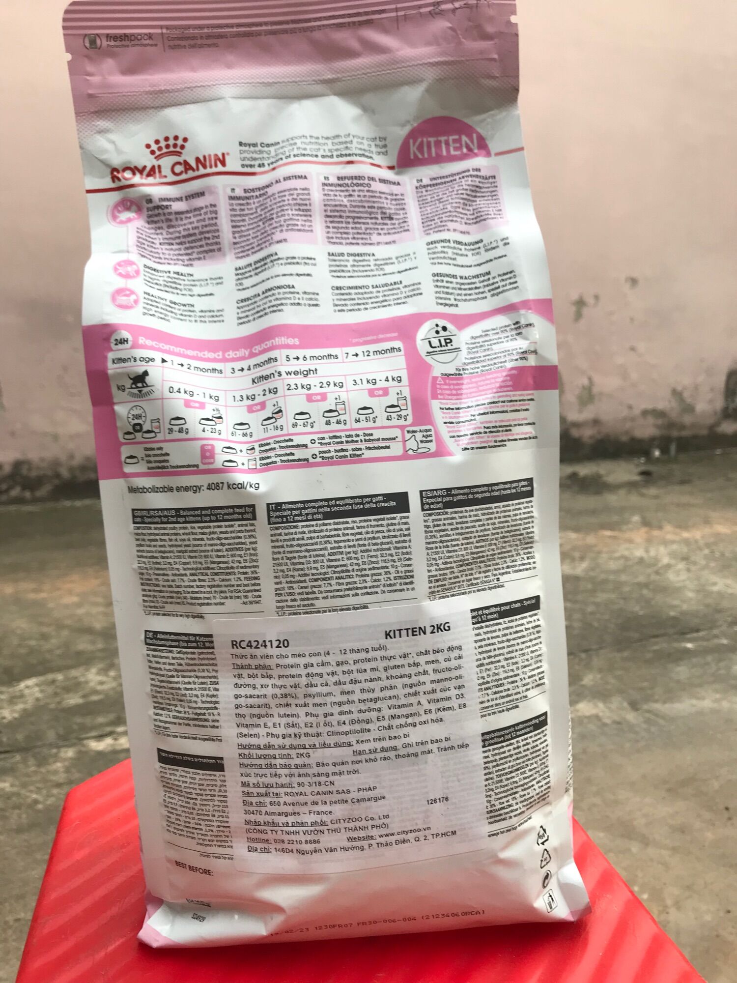 [HCM] Thức ăn hạt Royal Canin Kitten 2kg