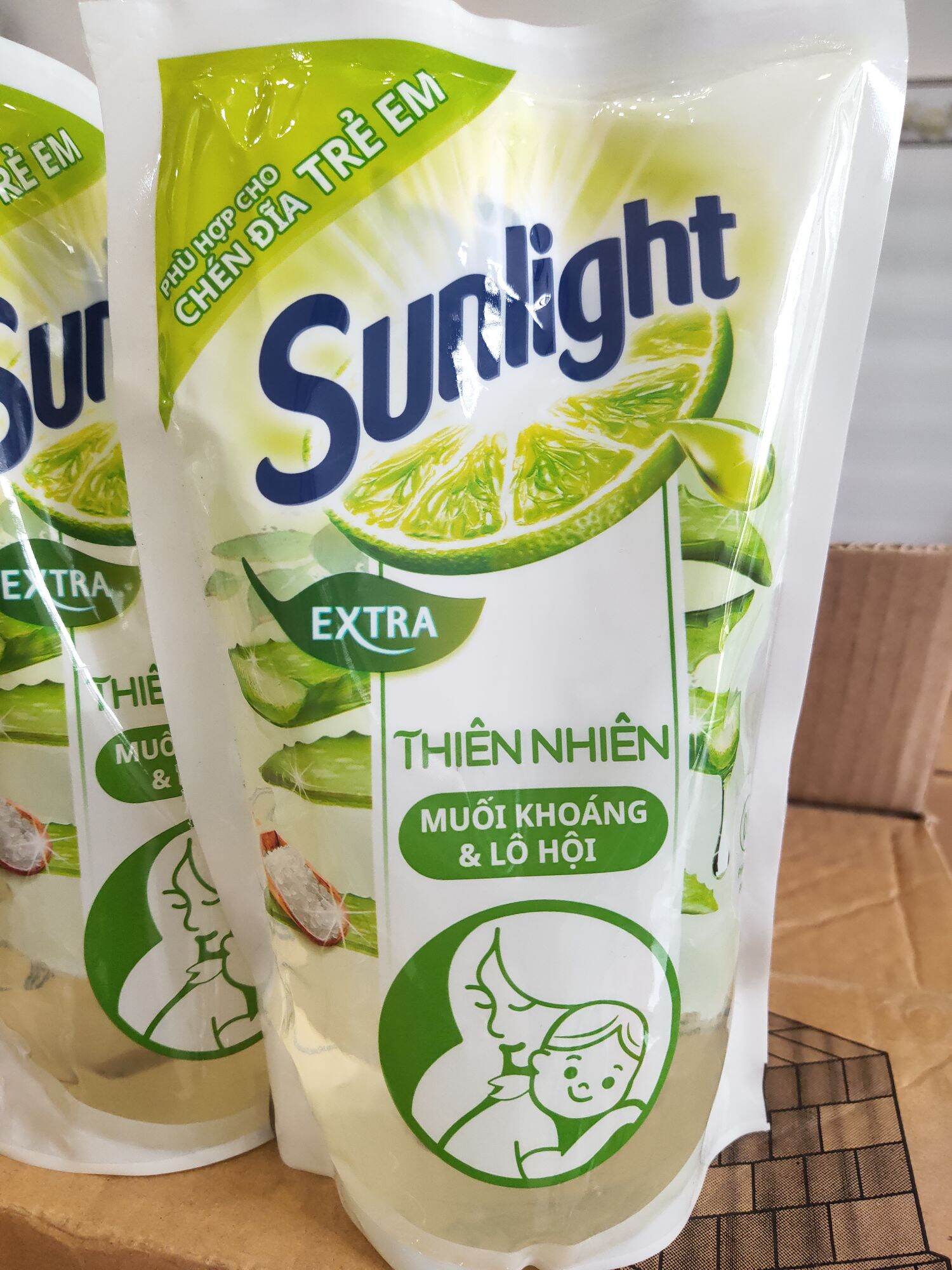 Nước rửa chén sunlight trắng 550g