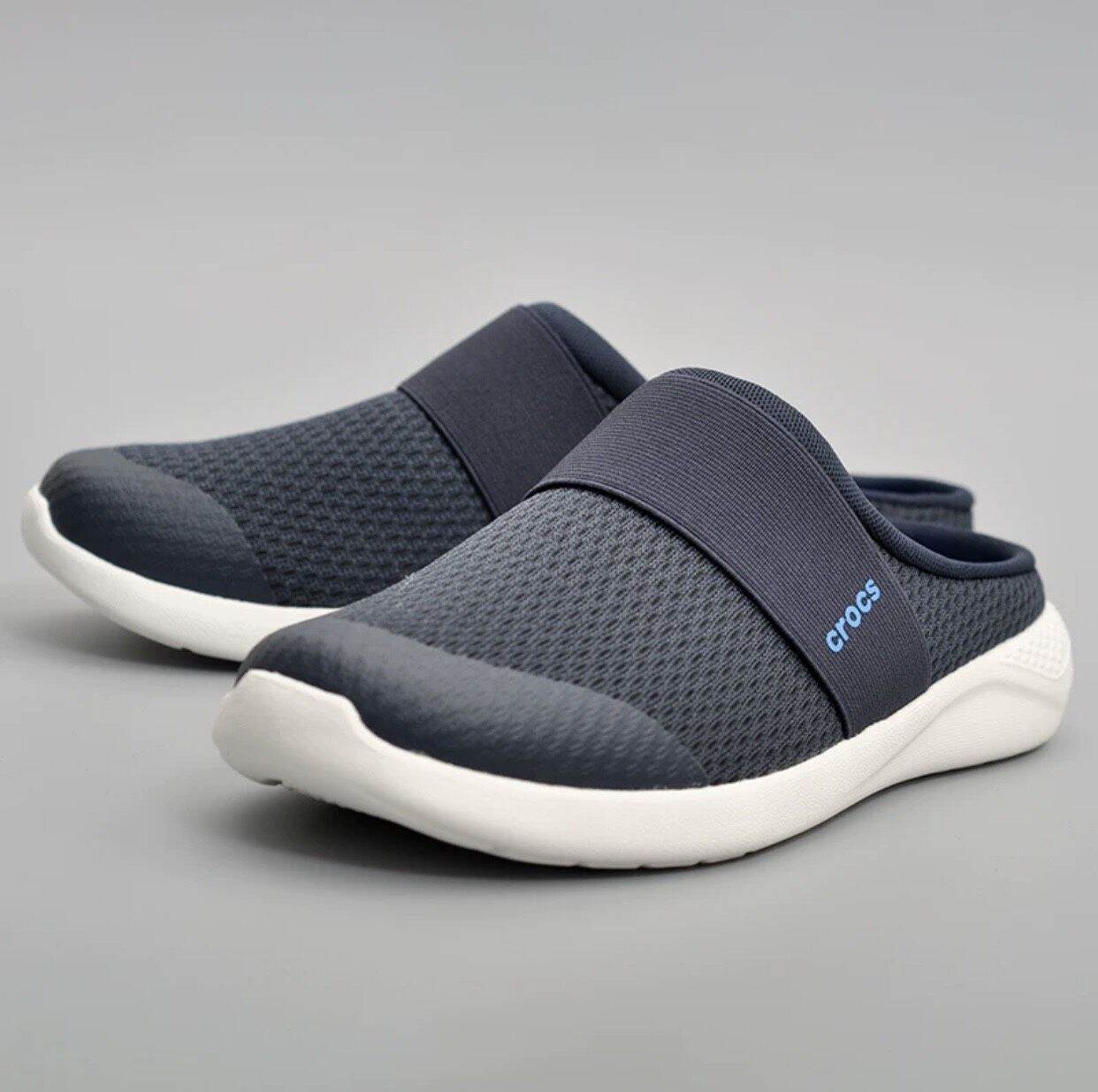 Giày sục nam crocs literide mule màu navy