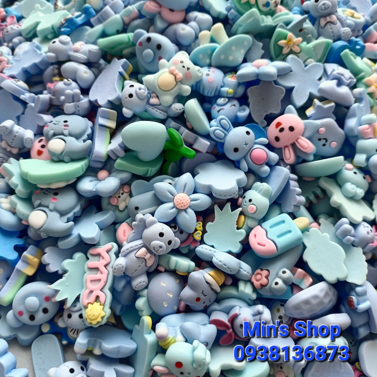 Set 100 charm theo tone màu (có trùng nhiều hình)