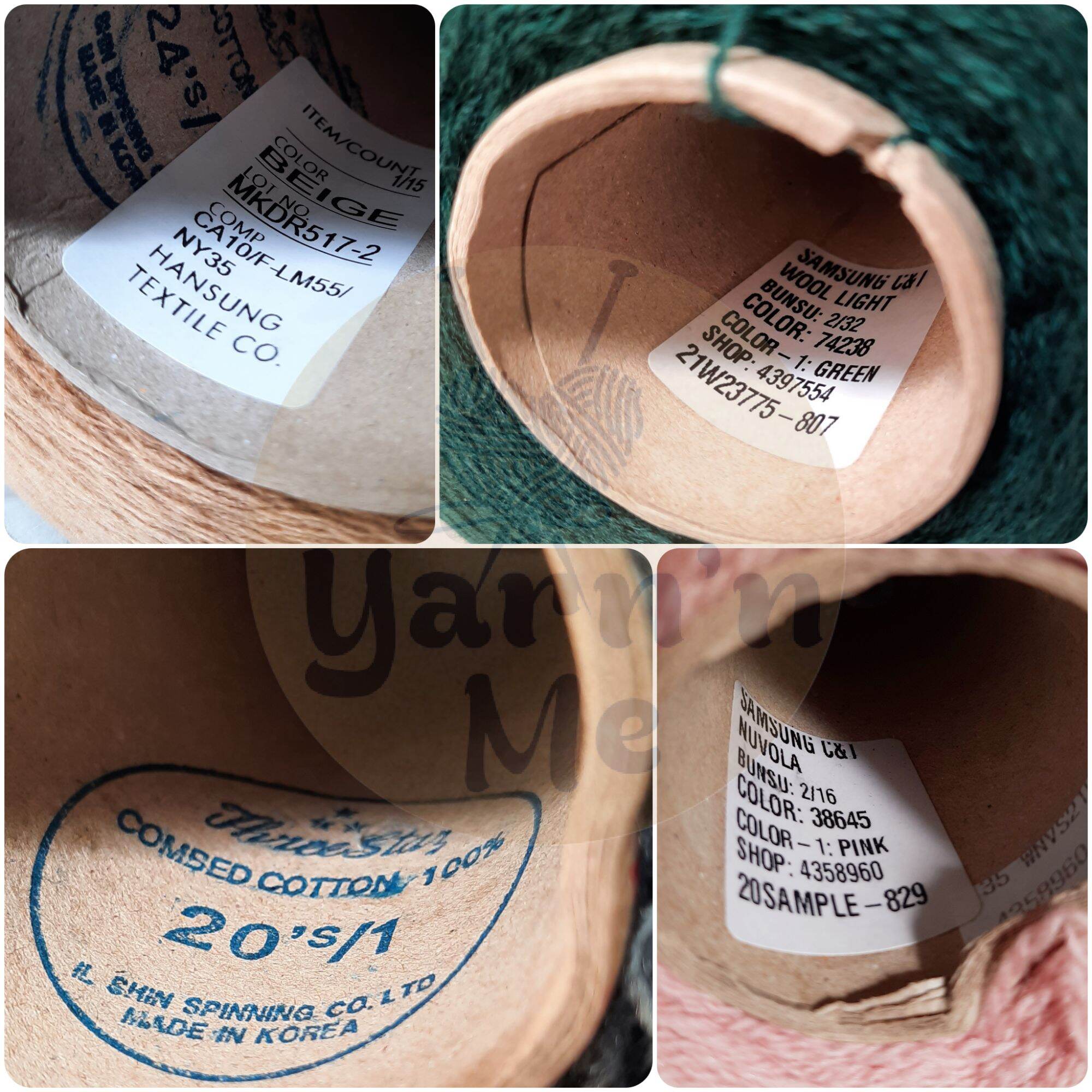 Len Wool Light Korean mềm, nhẹ, đan móc áo ấm