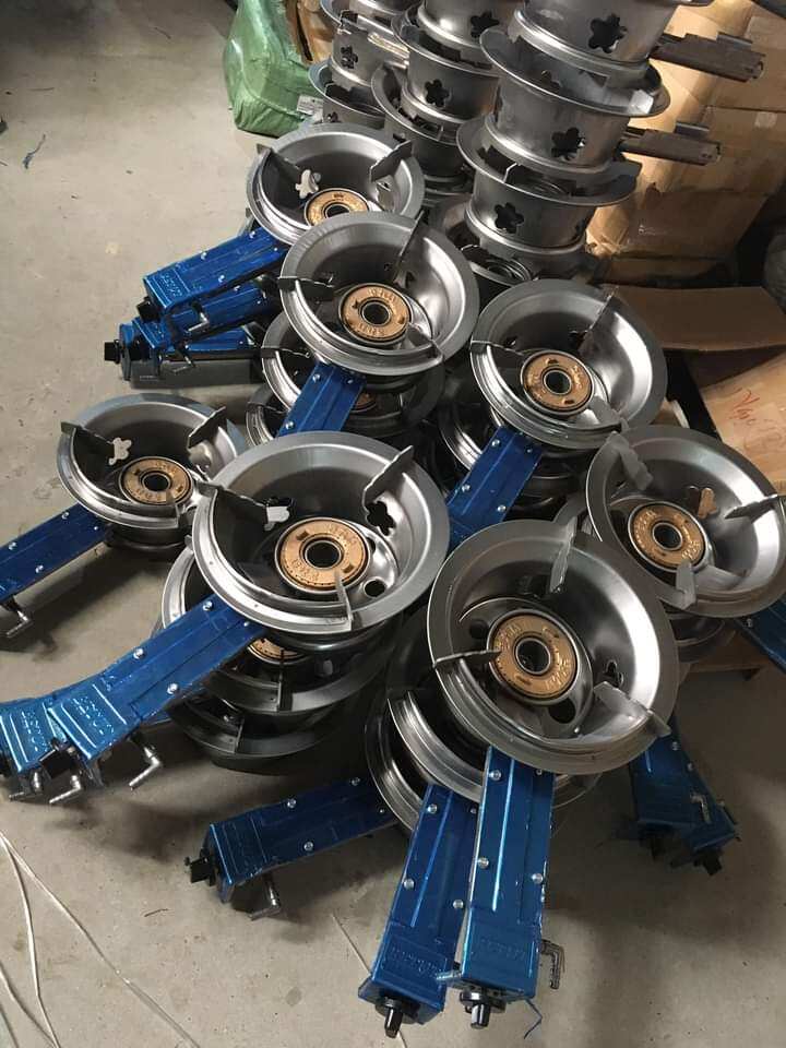 XẢ KHO bộ bếp khè công nghiệp toàn thân inox chịu nhiệt 430 tặng kèm van dây
