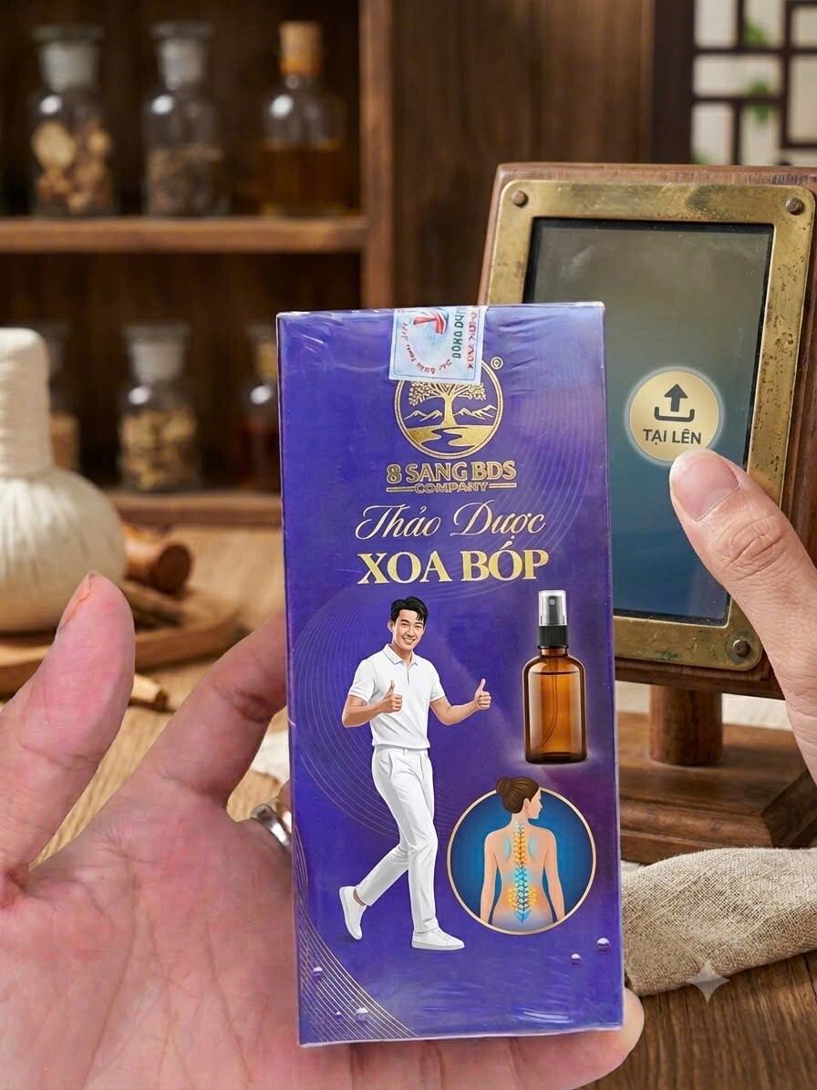 THẢO DƯỢC XOA BÓP - 1 hộp Cao xoa bóp thảo dược 50ML - Hỗ trợ giảm đau nhức xương khớp, tê bì chân tay