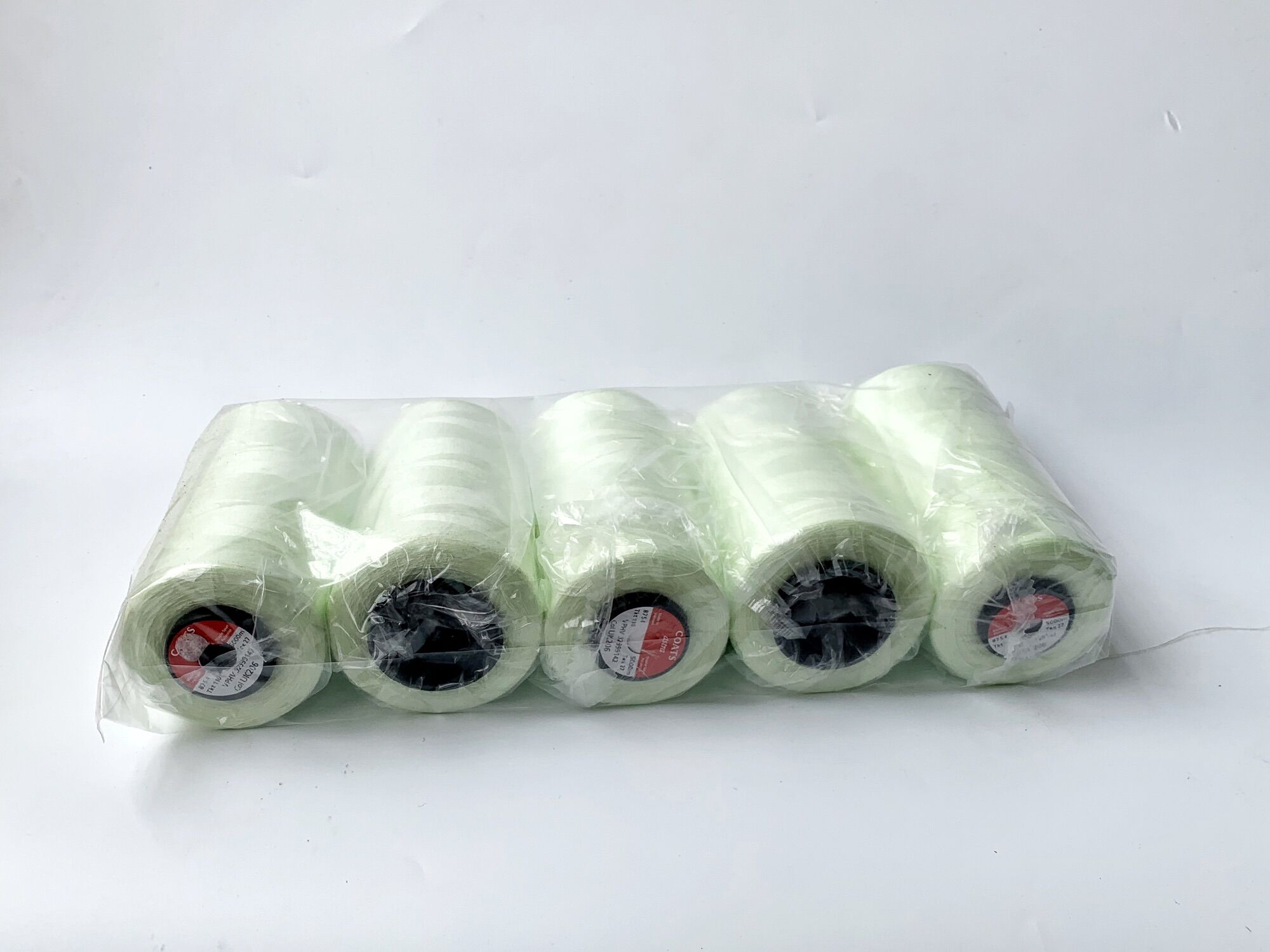 5 CUỘN CHỈ MAY MÀU  XANH NHẠT