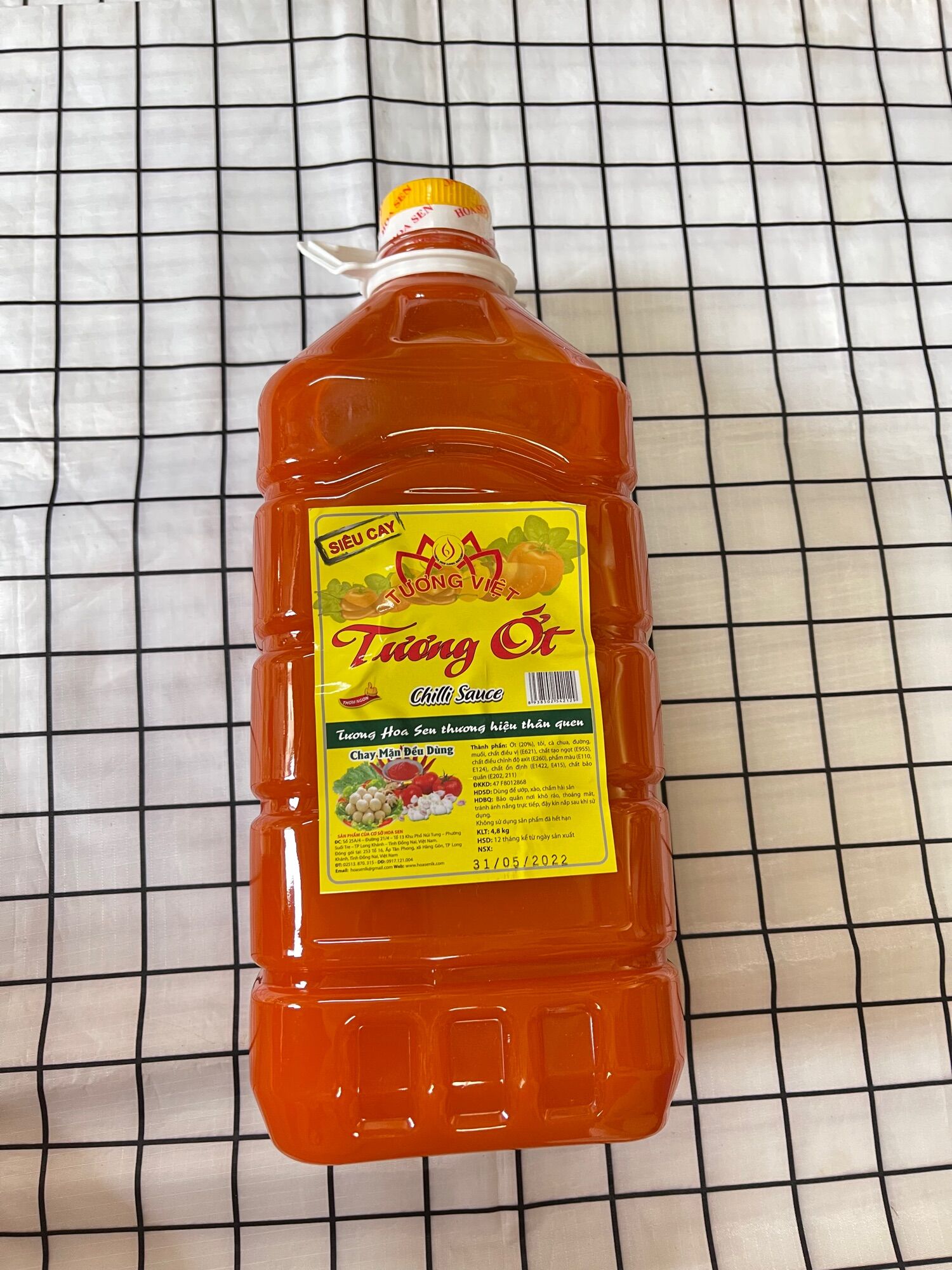 TƯƠNG ỚT TƯƠNG VIỆT HOA SEN 5KG