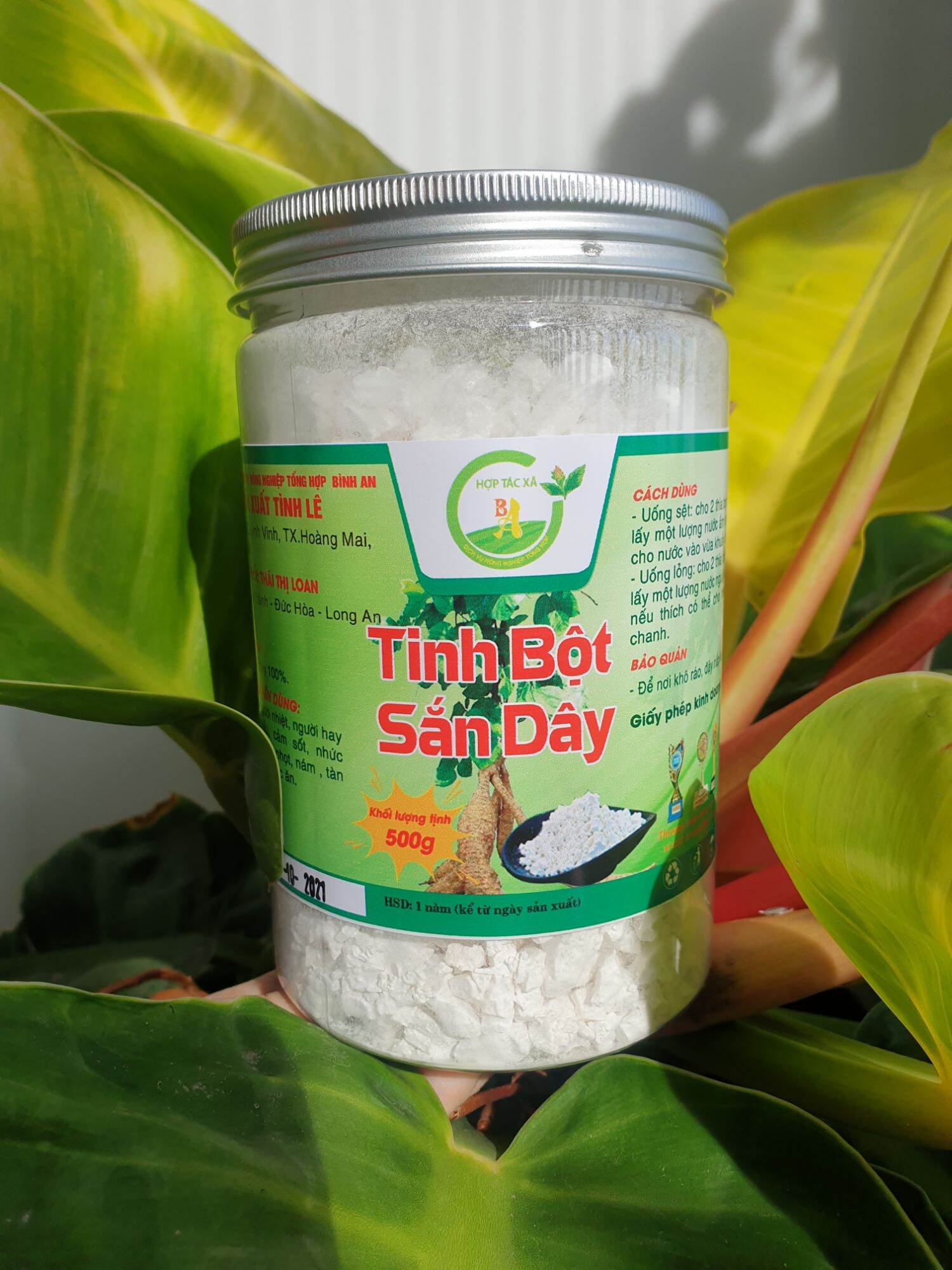 Tinh bột sắn dây nguyên chất 500gr