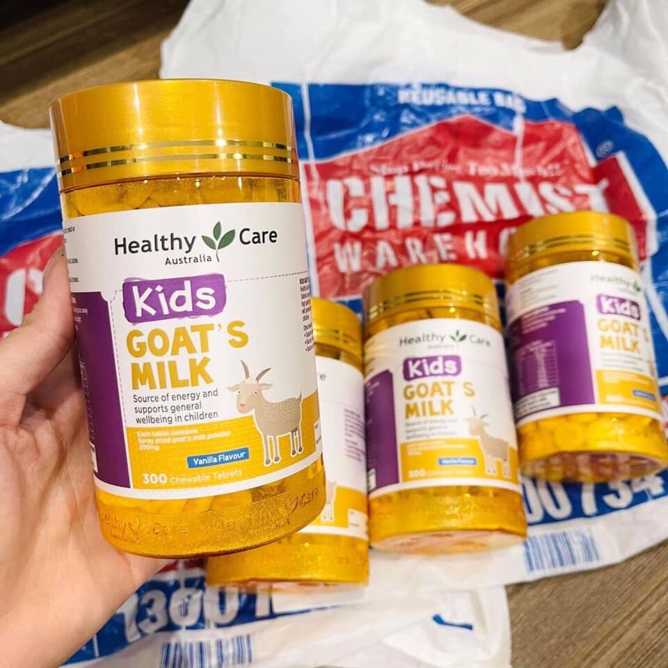 Viên kẹo sữa dê Goat Milk Healthy Care, 300 viên