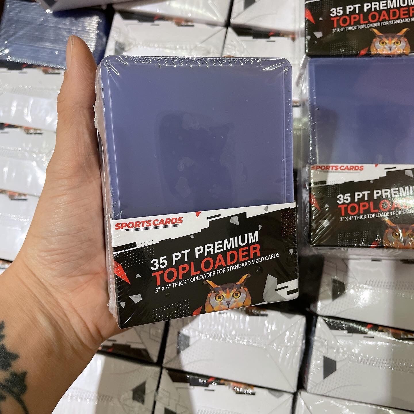Toploader có SEAL đựng card 25 chiếc kích thước A7 7.6x10.1cm