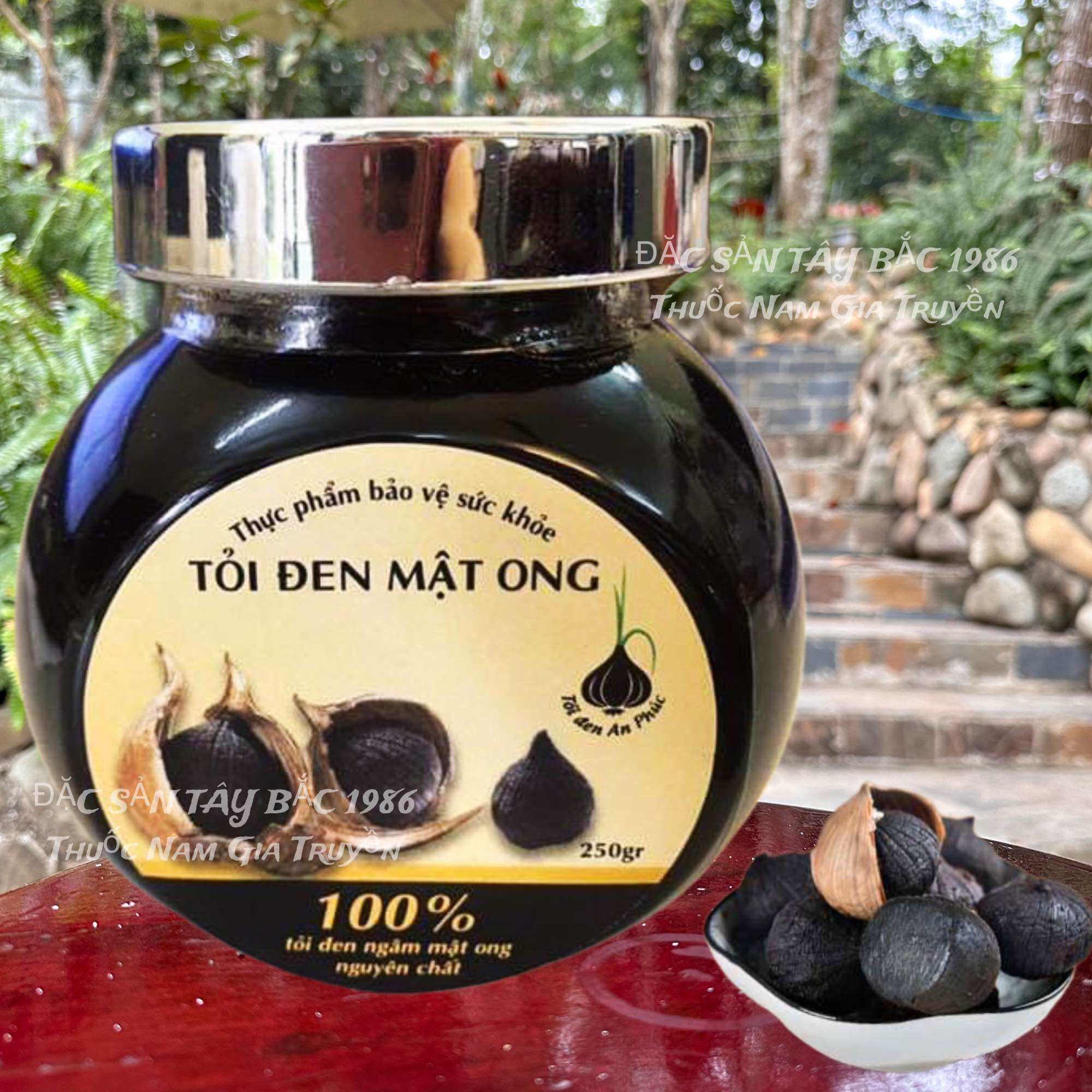 (CHÍNH HÃNG)  Tỏi Đen Cô Đơn Lào Ngâm Mật Ong Rừng 500ml   -Tăng sức đề kháng, bồi bổ cơ thể  ĐẶC SẢ