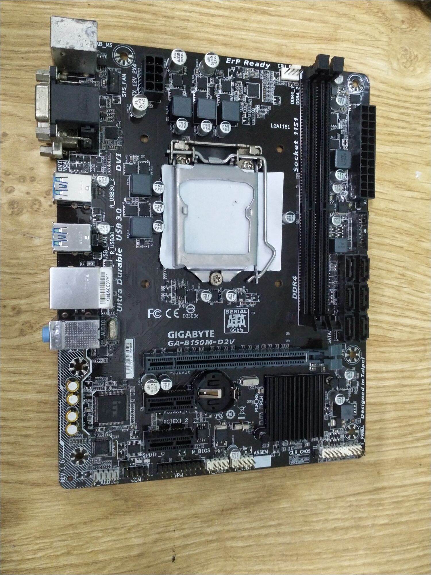 mainboard gigabyte b150M -d2v ram Ddr4