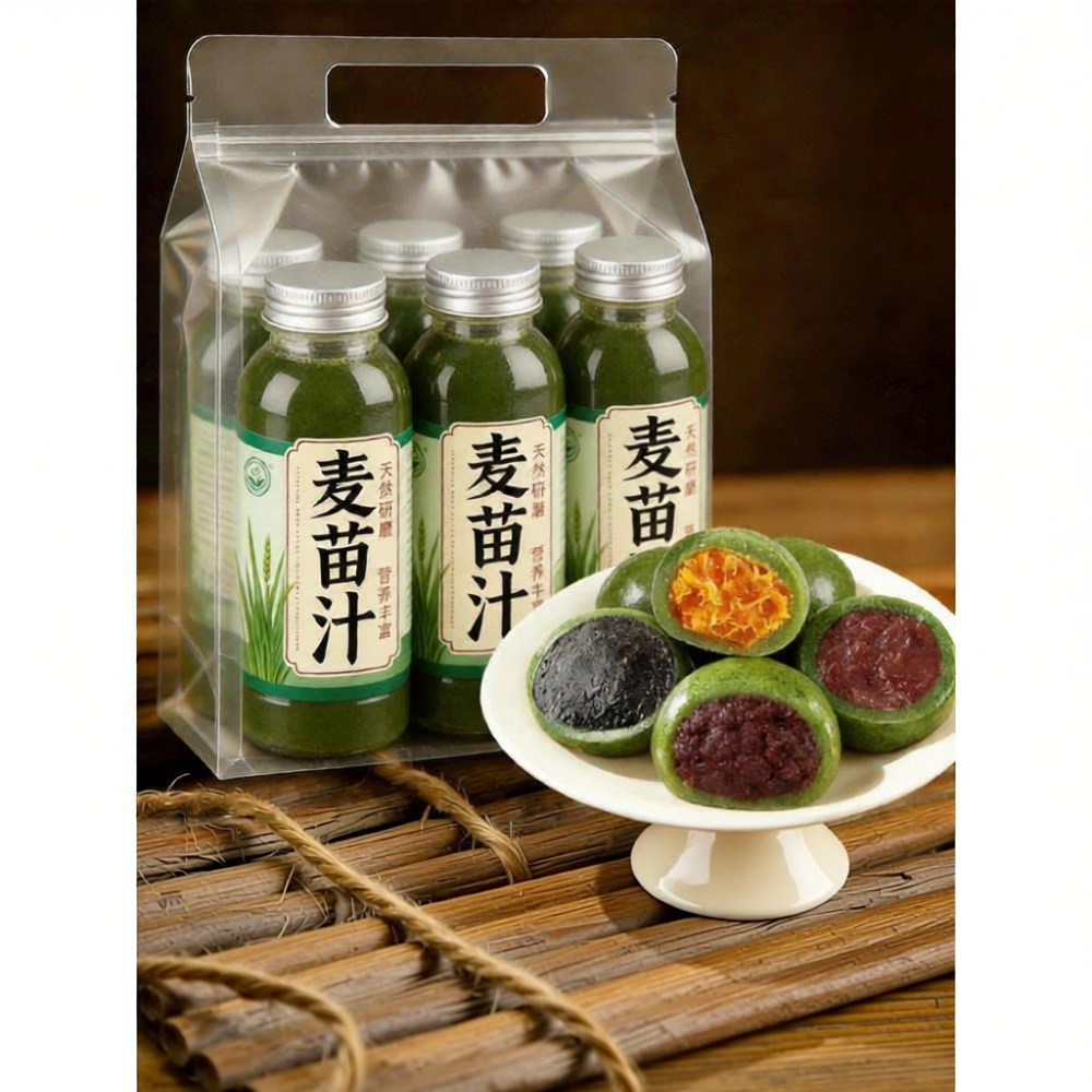 Nước Ép Cây Ngải Tươi Đặc Biệt cho Qingtuan