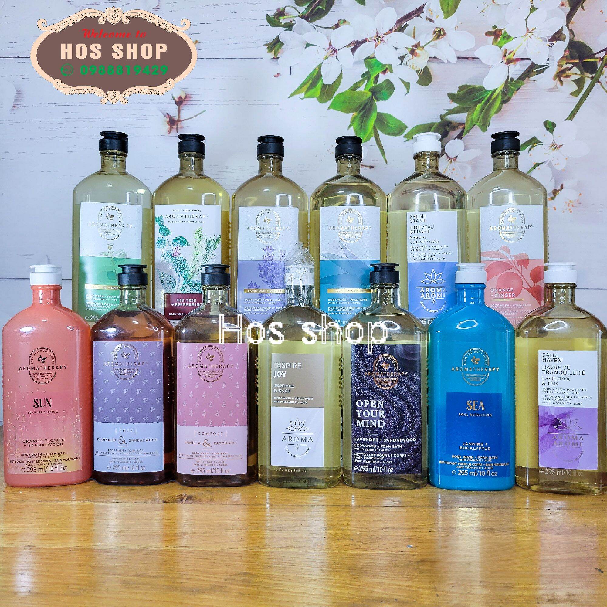 Sữa tắm thư giãn Bath and Body Works Aromatherapy