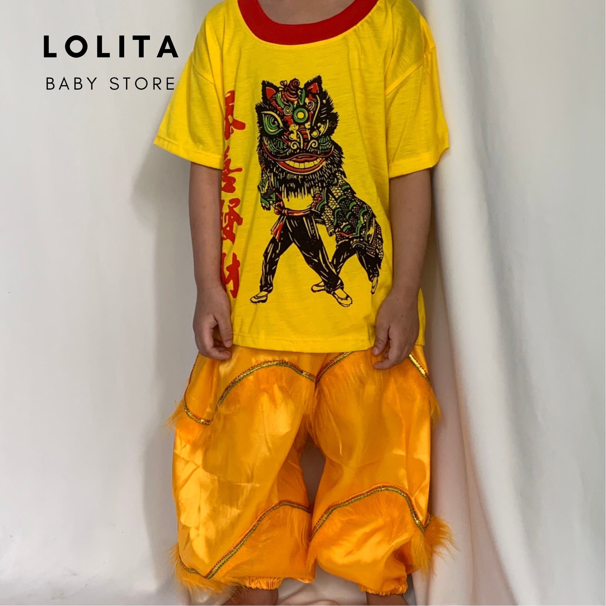 Set Quần Áo Lân cho bé