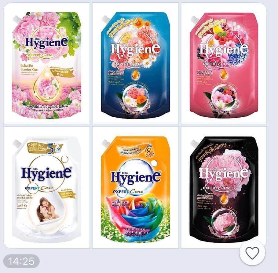 Túi nước xả vải HYGIENE 1300ML