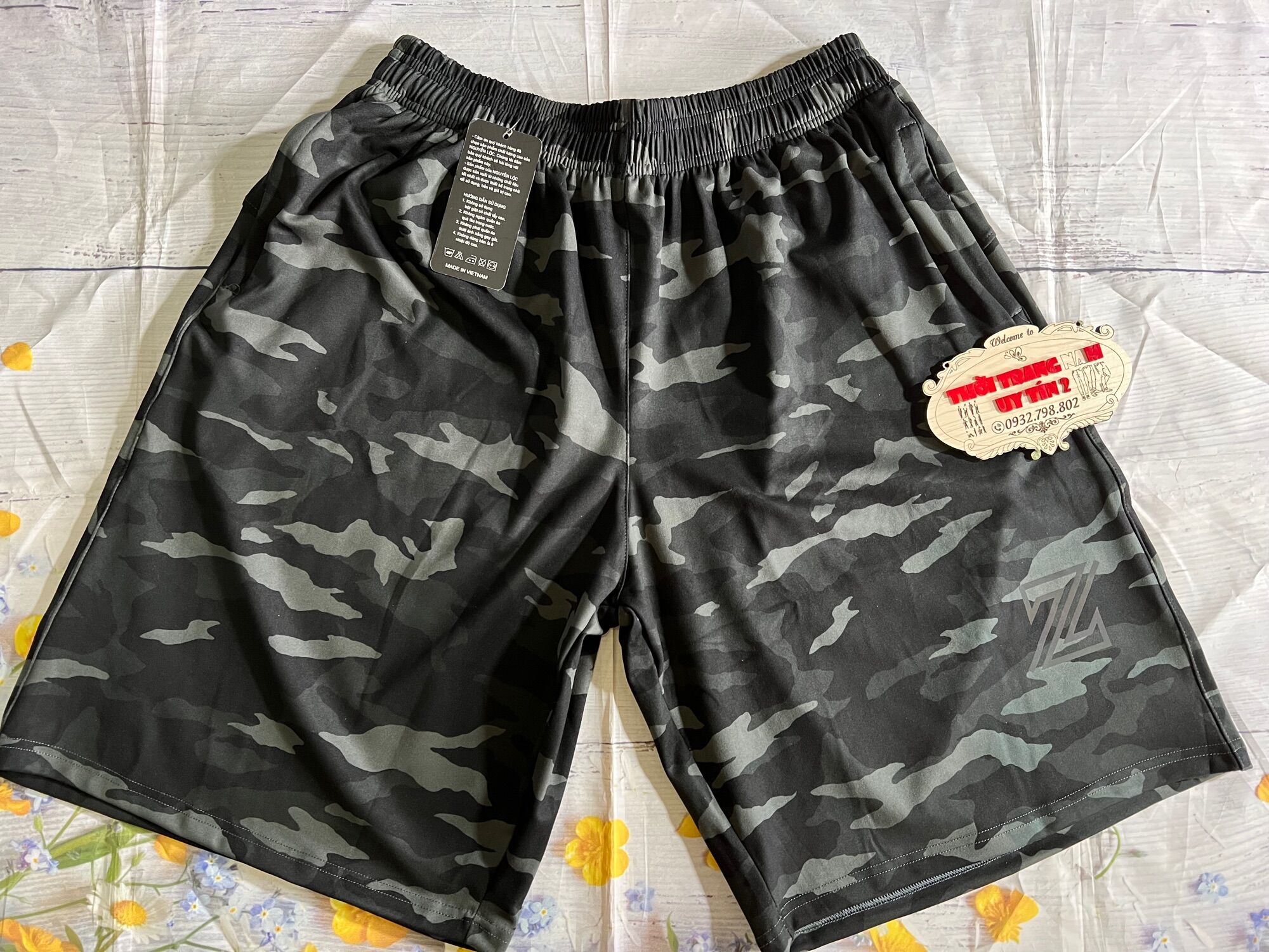 Quần đùi thun nam bigsize
