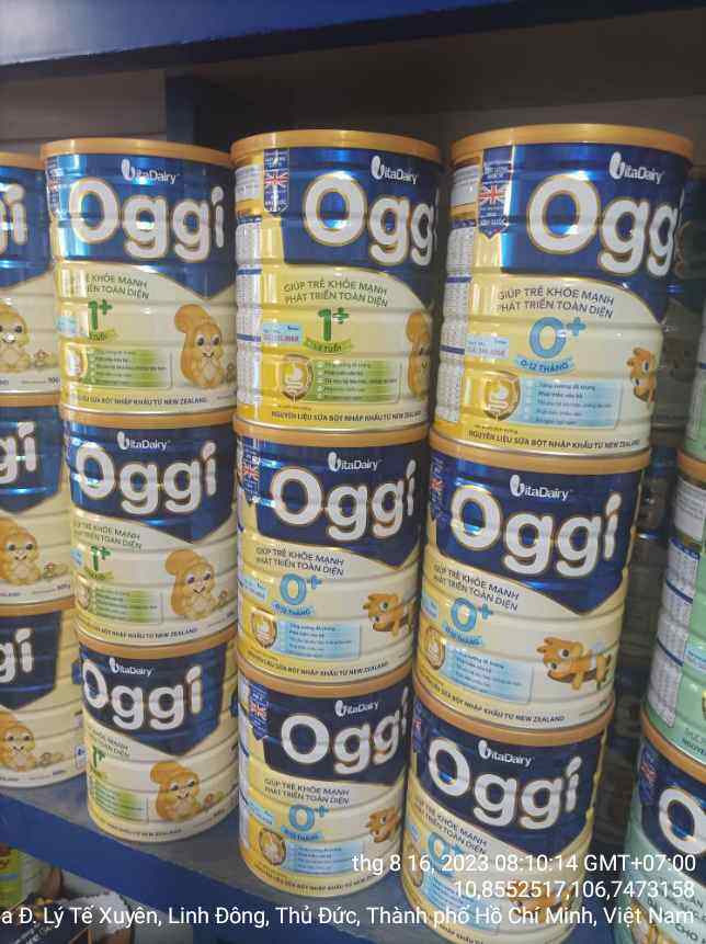 Sữa bột Oggi 1+ 800g