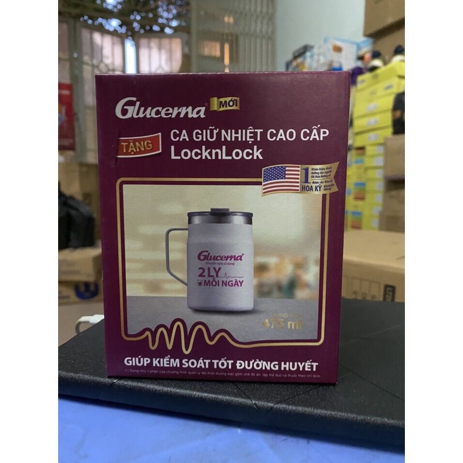 CA NƯỚC GIỮ NHIỆT LOCK&LOCK 475ML QUÀ TẶNG SỮA GLUCERNA