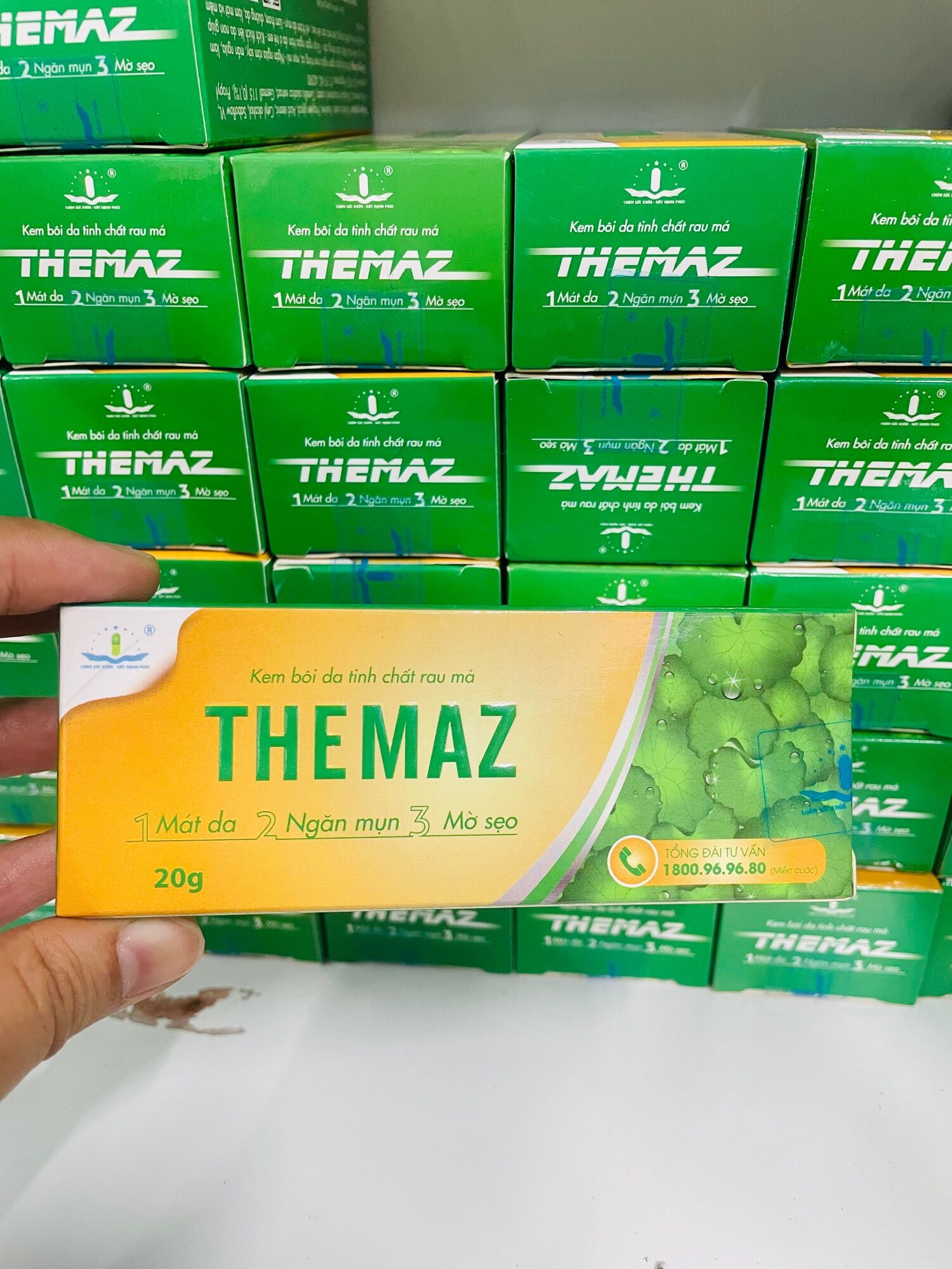 Kem Bôi Tinh Chất Rau Má Themaz - tuýp 20g