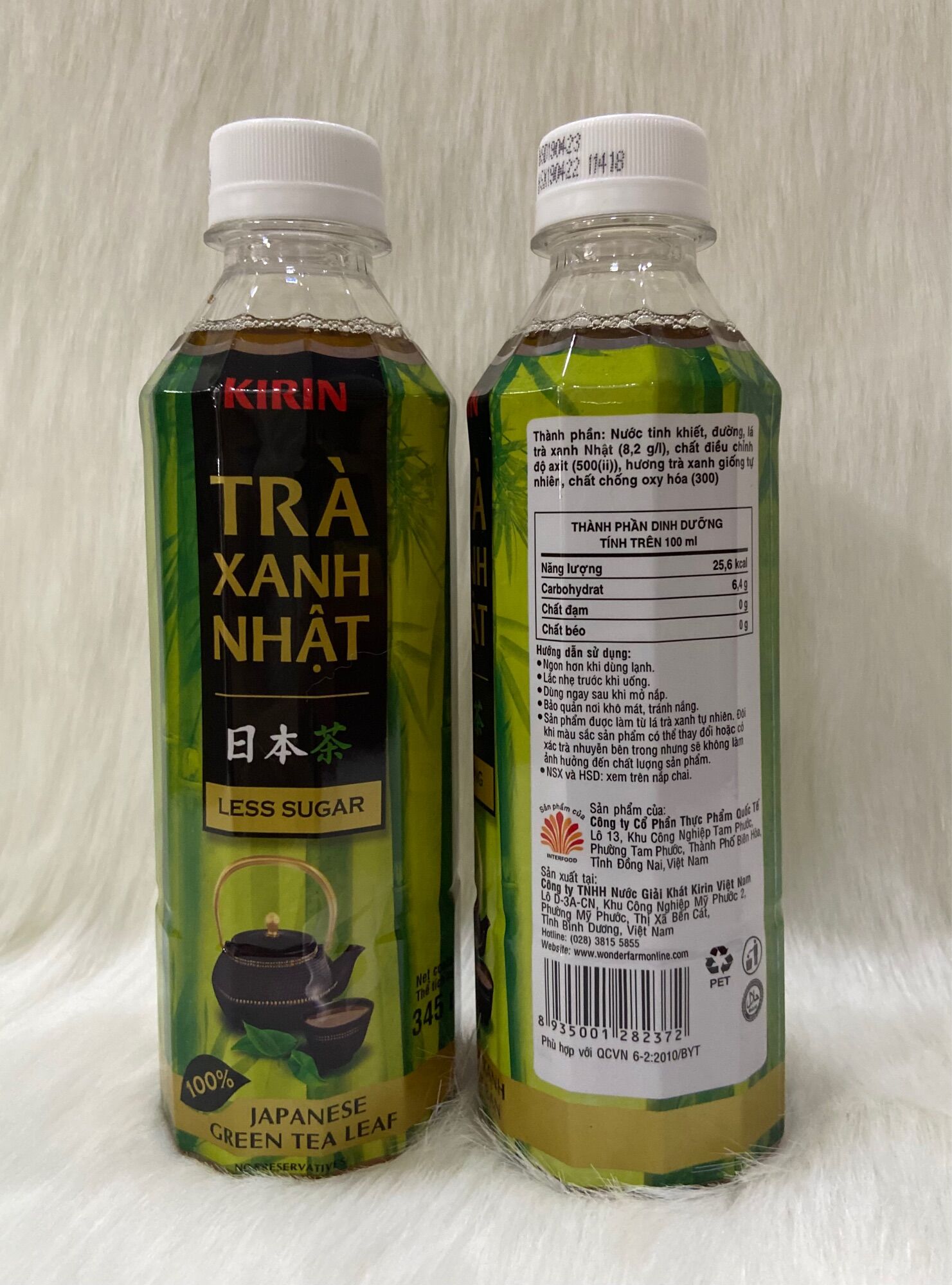 1 Lốc Trà Xanh Nhật Kirin /6 Chai *345ml