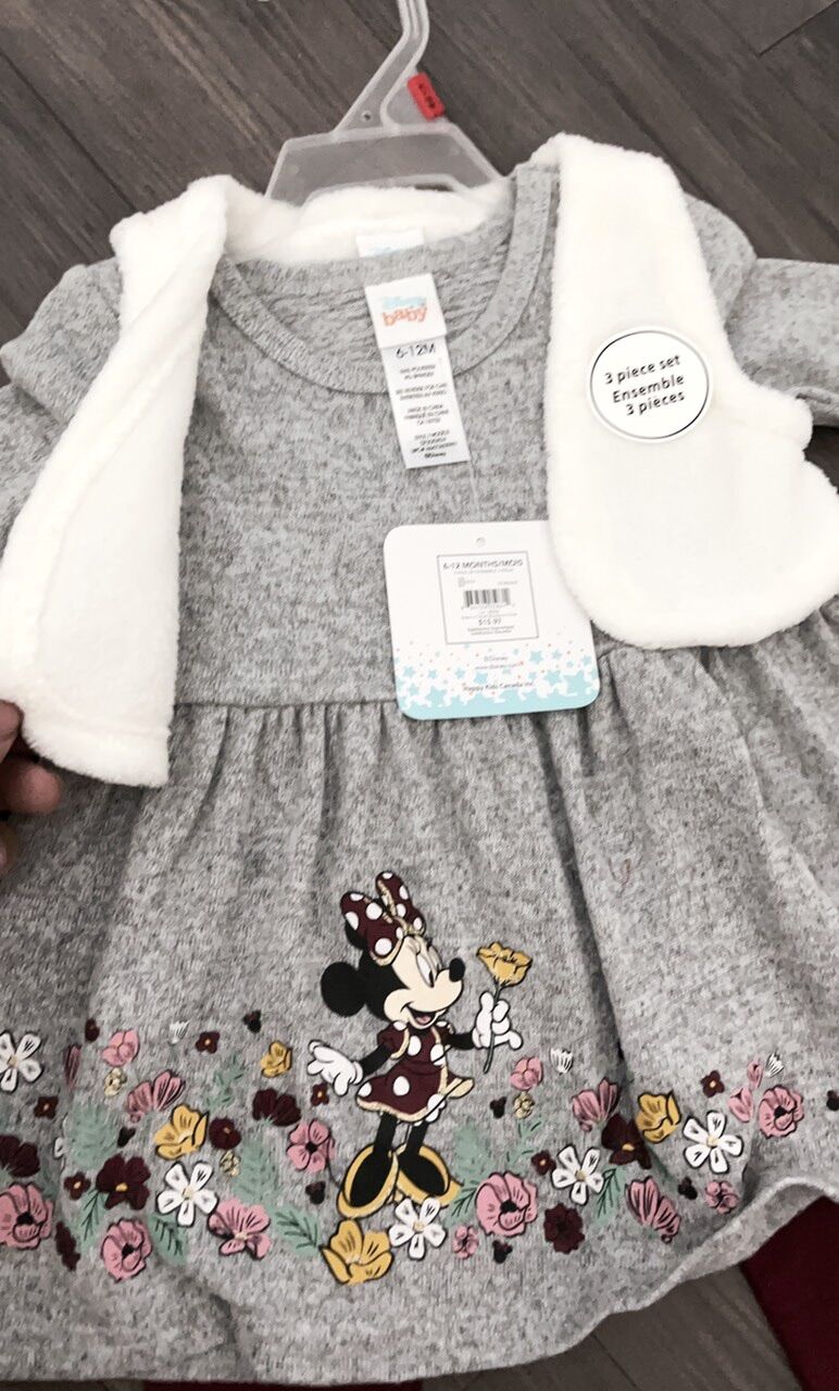 Set 3 chi tiết Disney size 0/3m-18/24m