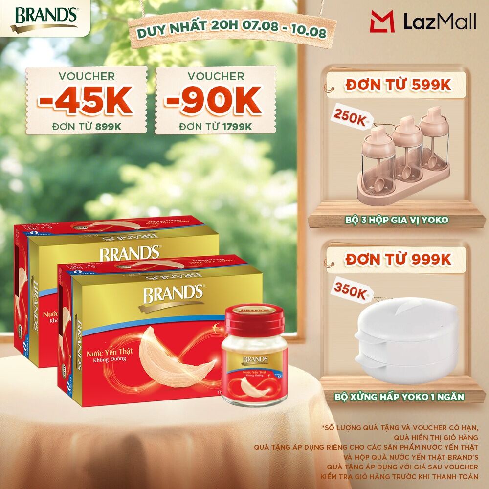 [2-Hour Delivery] Combo of 2 Brand's Real Bird's Nest Drink Without Sugar